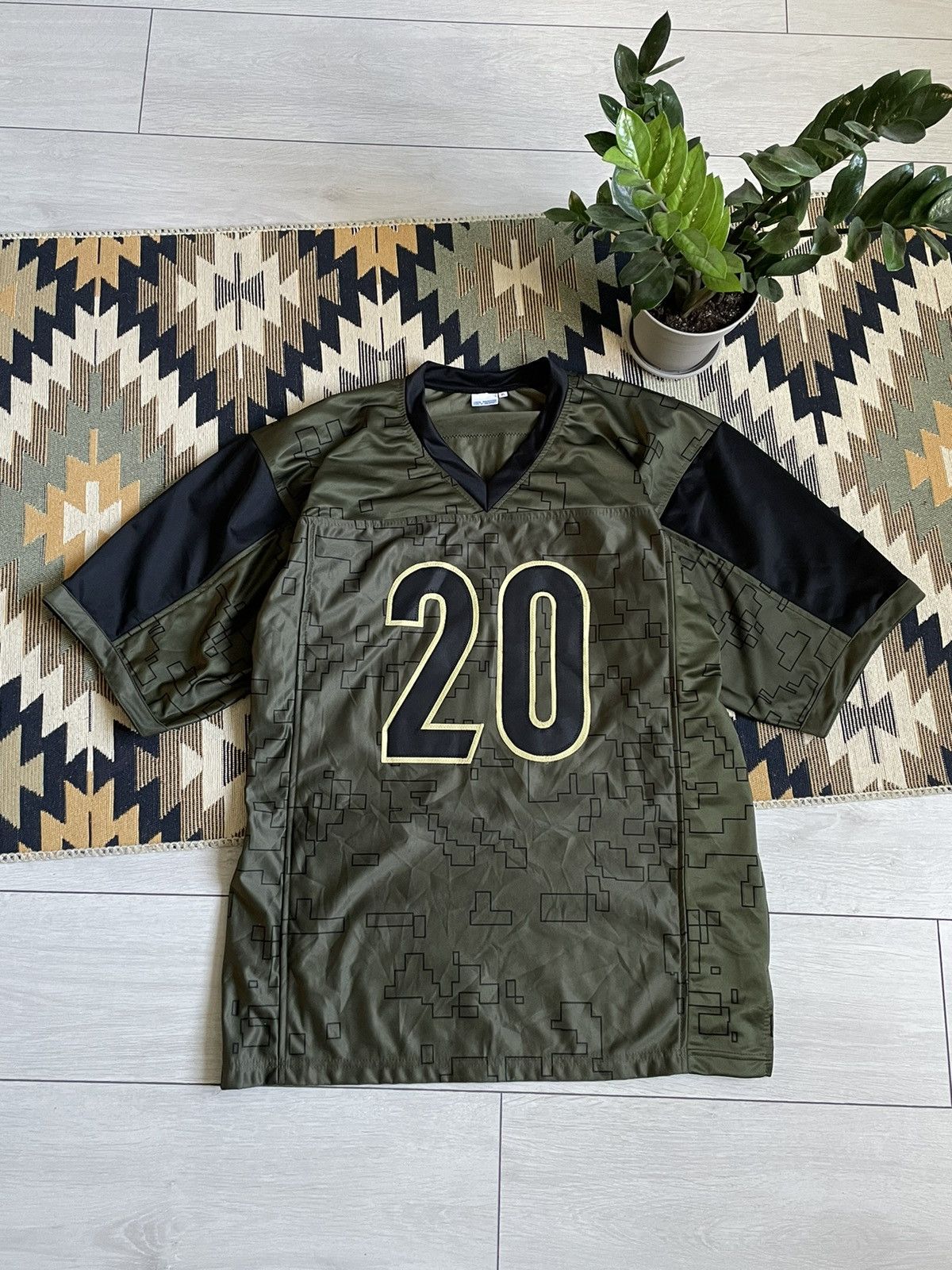 NFL Vintage Eli Apple Military Autographed Jersey Size US XL / EU 56 / 4 - 2 Thumbnail
