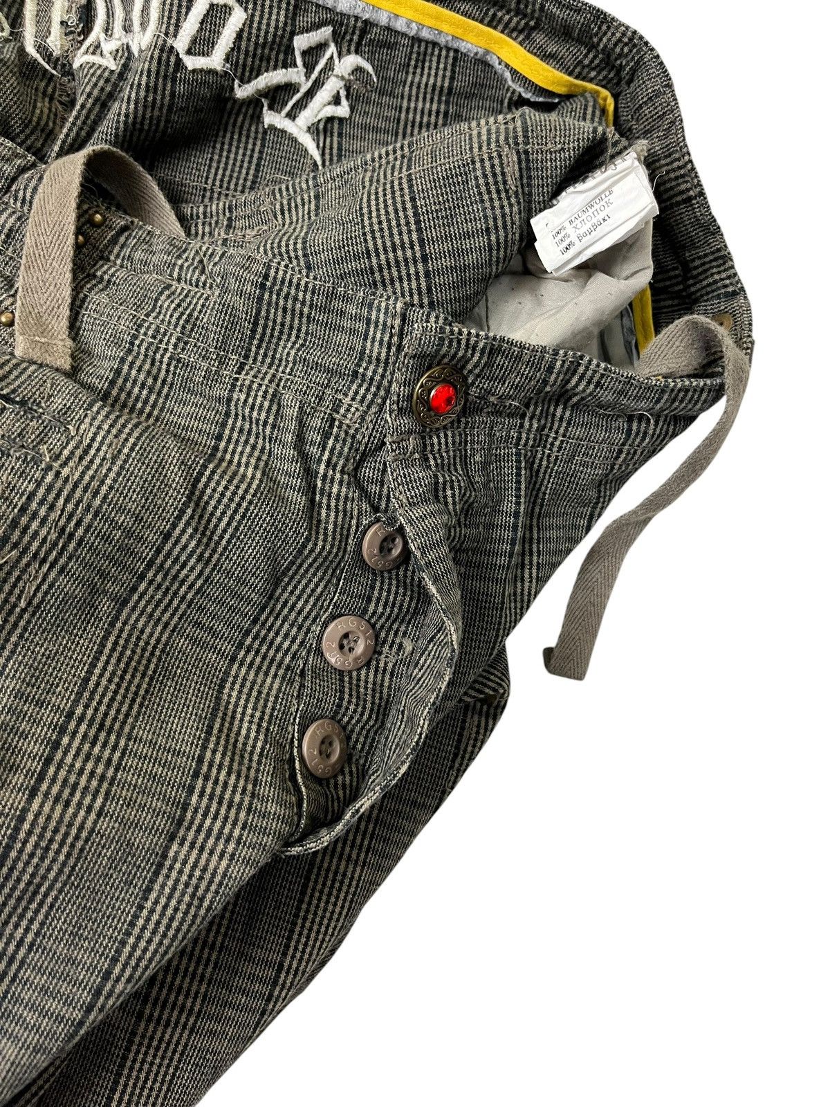Japanese Brand Japanese Brand Rough Soul Cargo Distress Style Pants Size US 34 / EU 50 - 16 Thumbnail