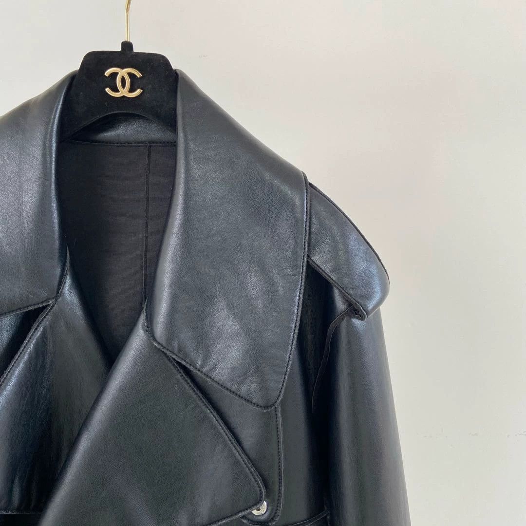 Other Mo&Co Black Leather Jacket Size S Size US S / EU 44-46 / 1 - 3 Thumbnail