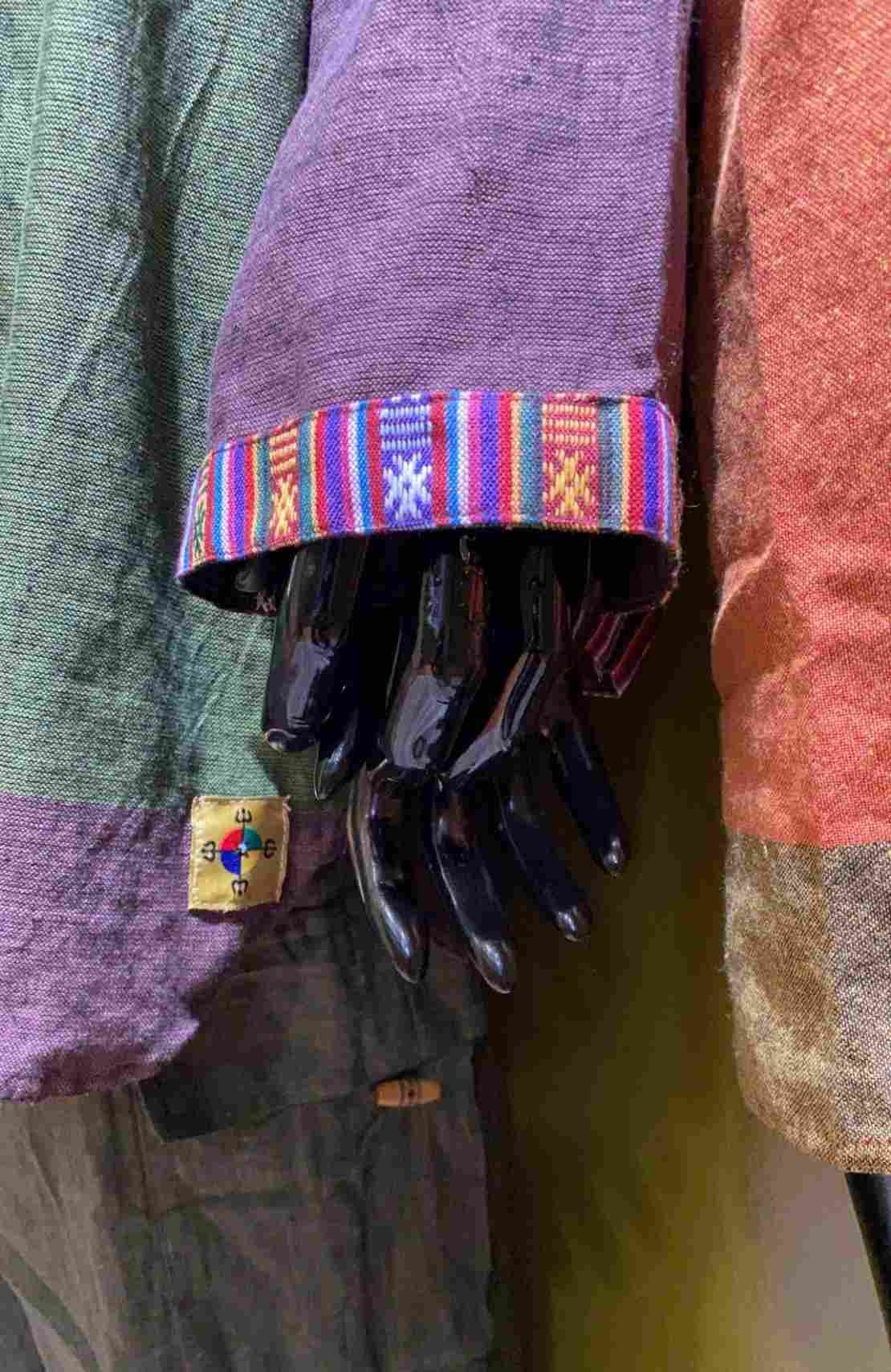 Other Cotton Long-Sleeve Round Neck Tunic: Tri Color: Plum: New: S Size US S / EU 44-46 / 1 - 4 Thumbnail
