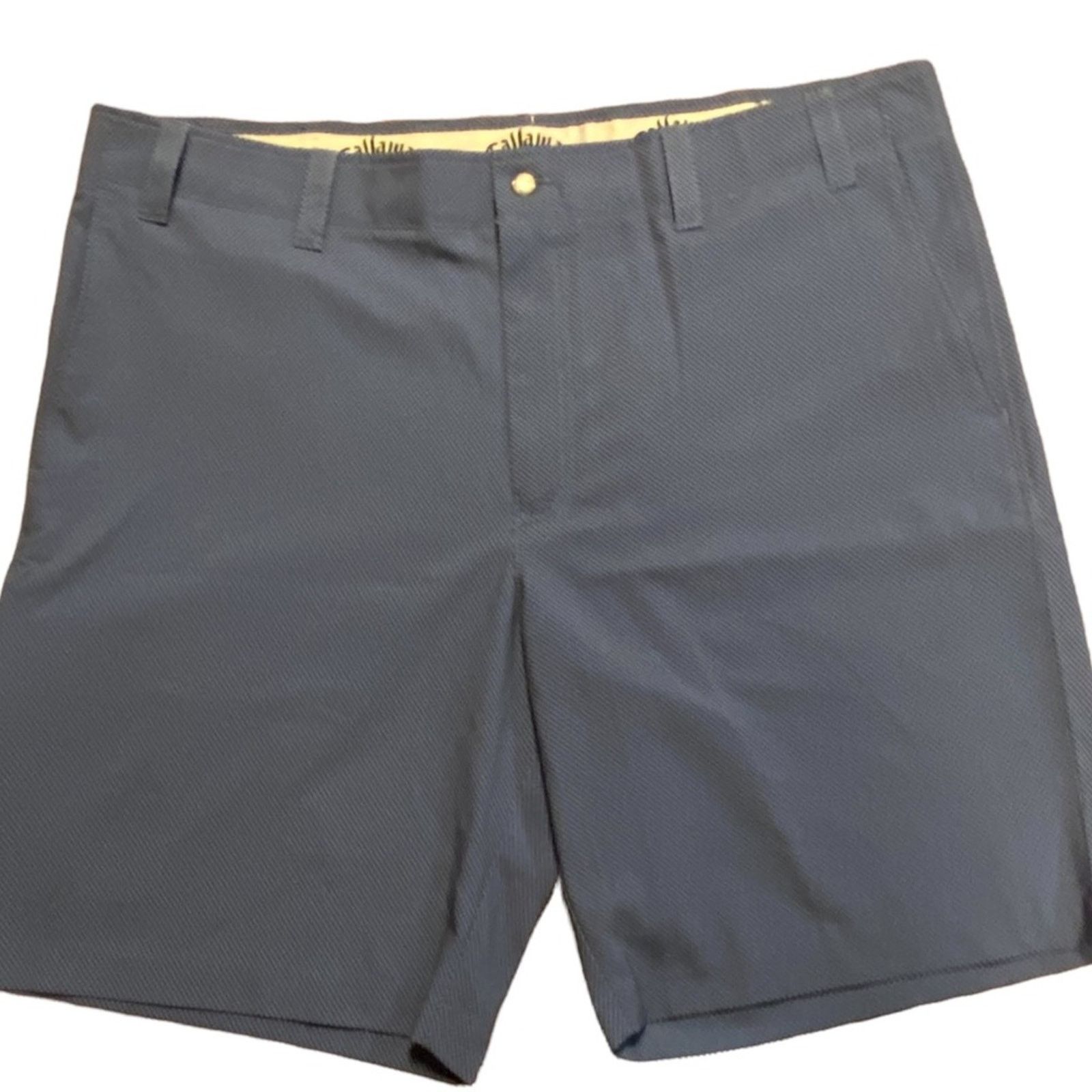 Callaway Callaway Size 40 Navy Print Flat Front Polyester Golf Shorts Size US 40 / EU 56 - 1 Thumbnail