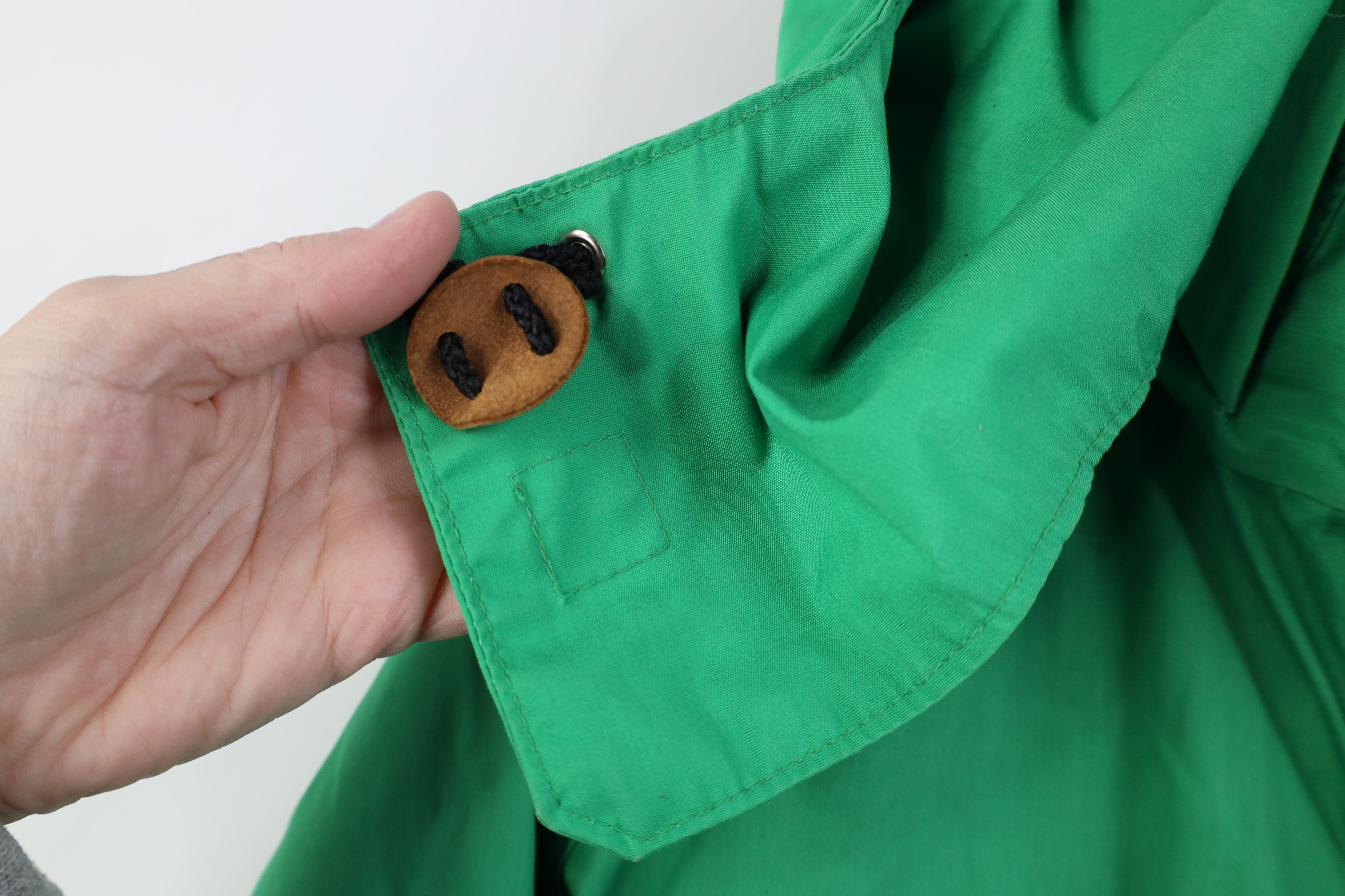Woolrich Woolen Mills Vintage 70s Woolrich Hooded Parka Jacket Lime Green USA Size XL / US 12-14 / IT 48-50 - 4 Thumbnail