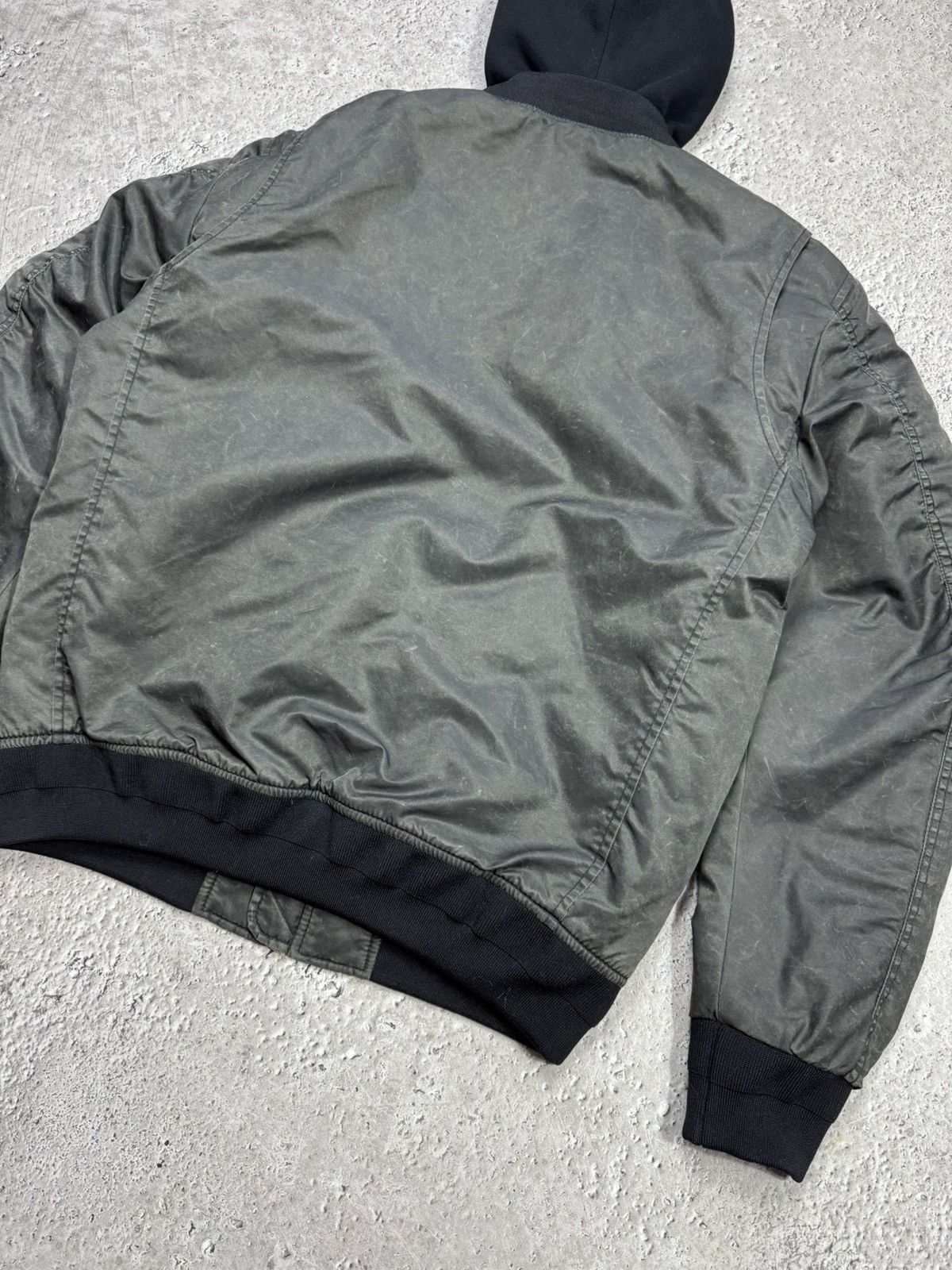 Superdry Superdry Utility Wear Hooded Bomber Jacket Double Zip L Size US L / EU 52-54 / 3 - 11 Thumbnail
