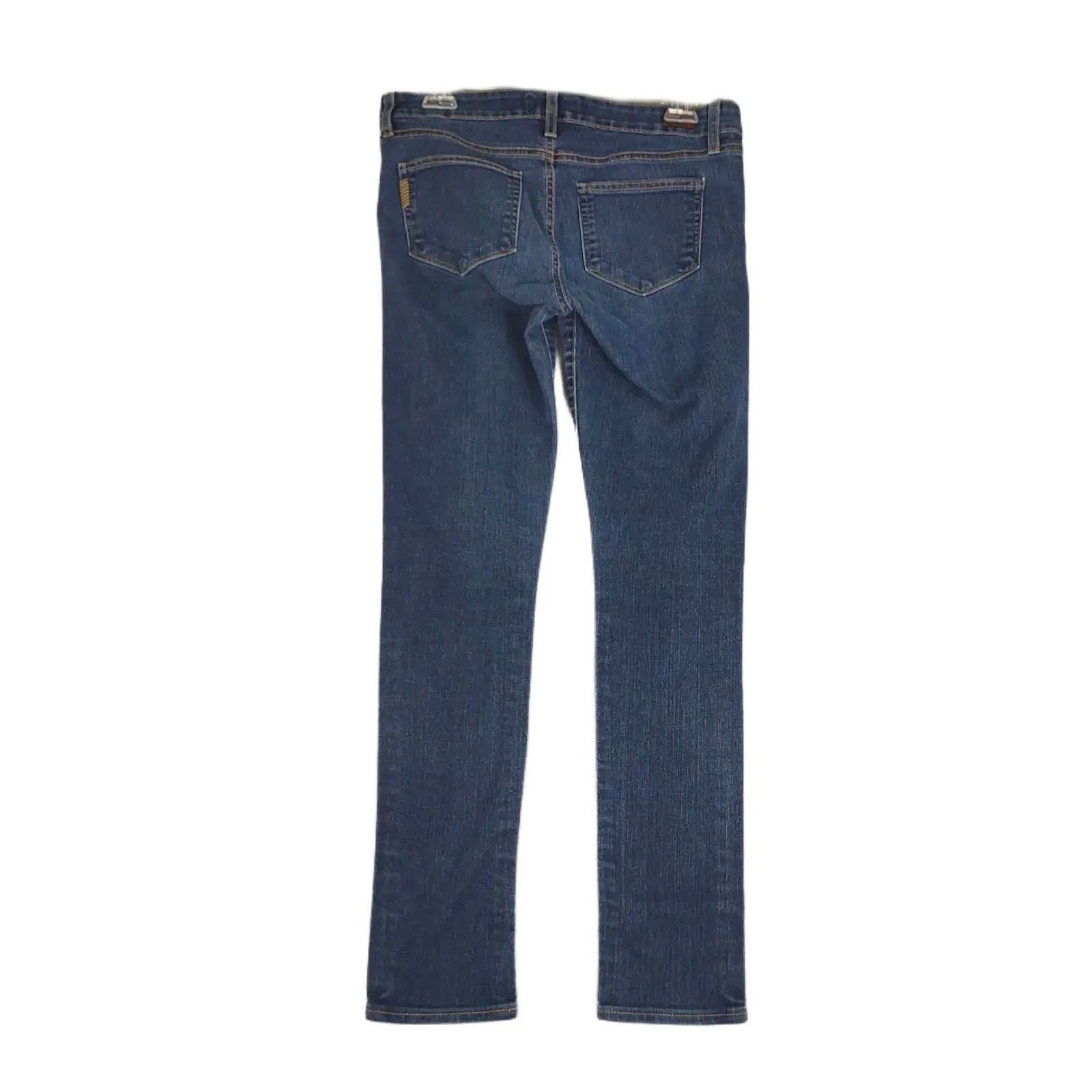 Paige PAIGE Peg Skinny Stretch Denim Jeans, Made USA Low Rise Size 31" - 3 Thumbnail