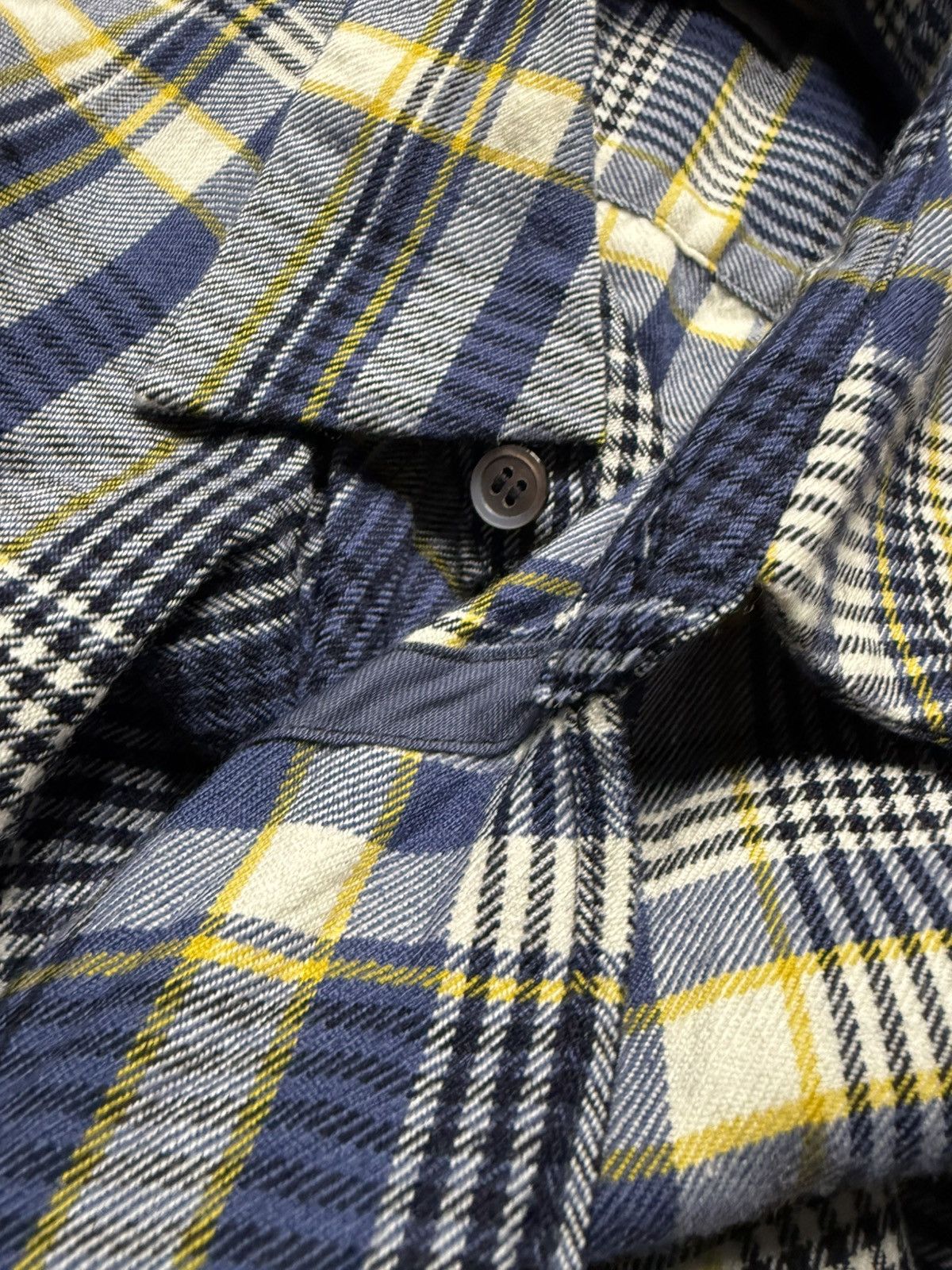 Y's Ys Yohji Yamamoto Deconstructed Wool Check Shirt Size US M / EU 48-50 / 2 - 4 Thumbnail