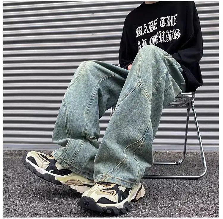 Japanese Brand Hip hop loose fit straight leg jeans Size US 30 / EU 46 - 2 Thumbnail