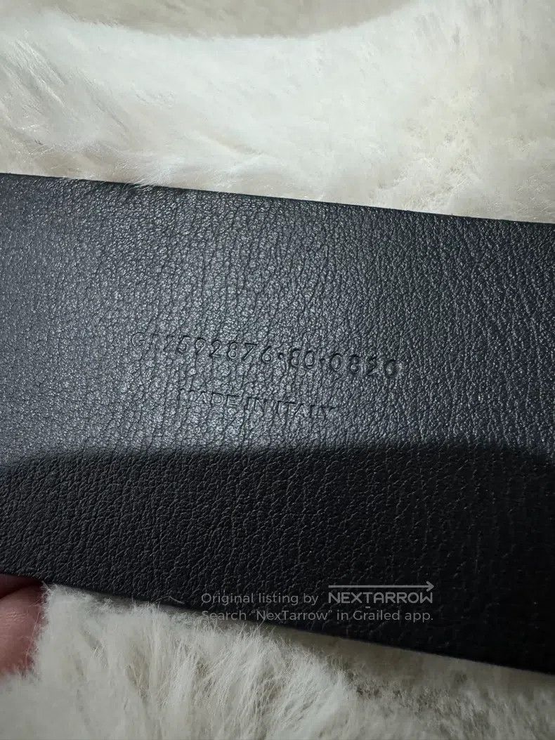 Saint Laurent Paris Saint Laurent Paris size 80 Black Gold Leather Belt Size ONE SIZE - 6 Thumbnail
