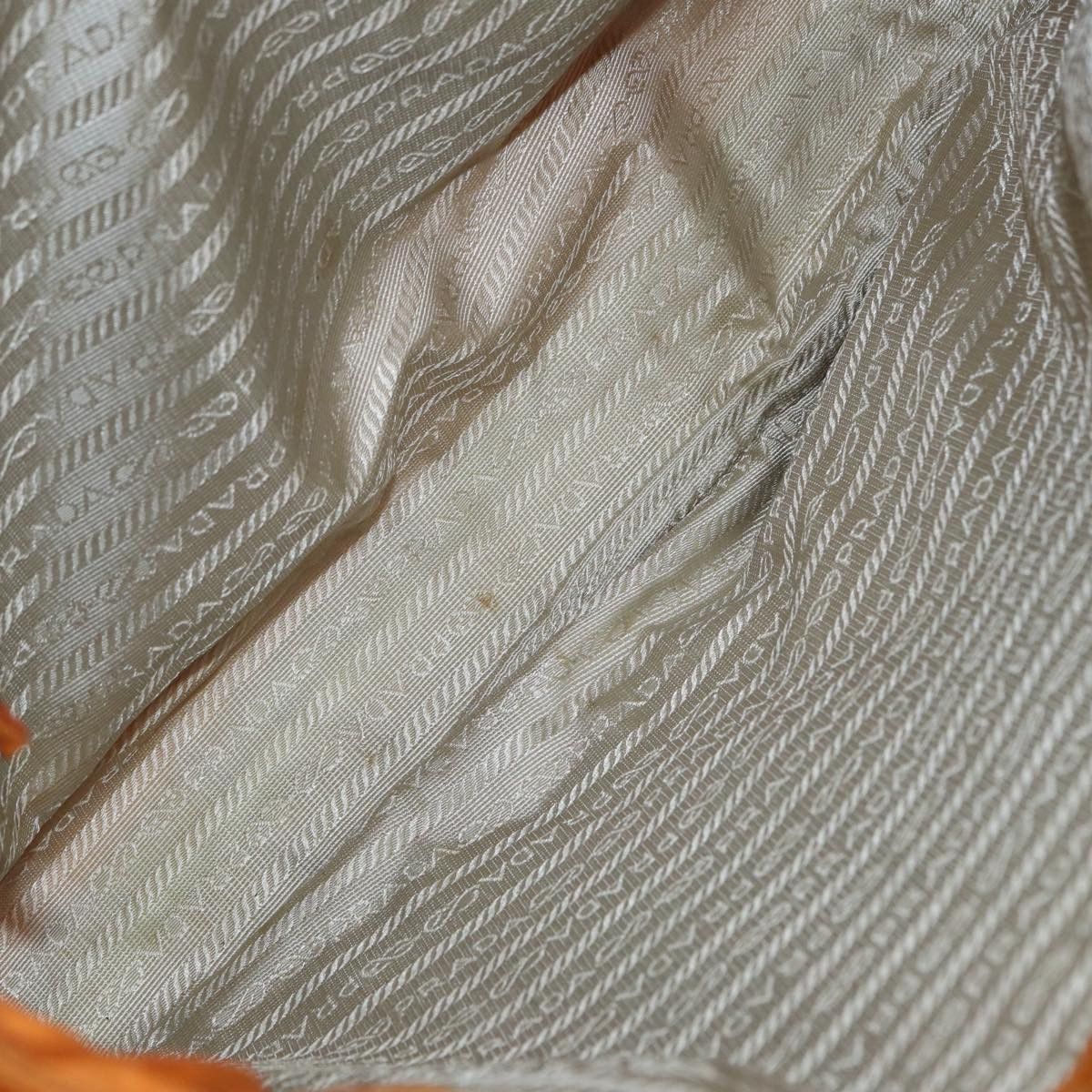 Prada PRADA Tote Bag Nylon Orange Silver Size ONE SIZE - 16 Thumbnail
