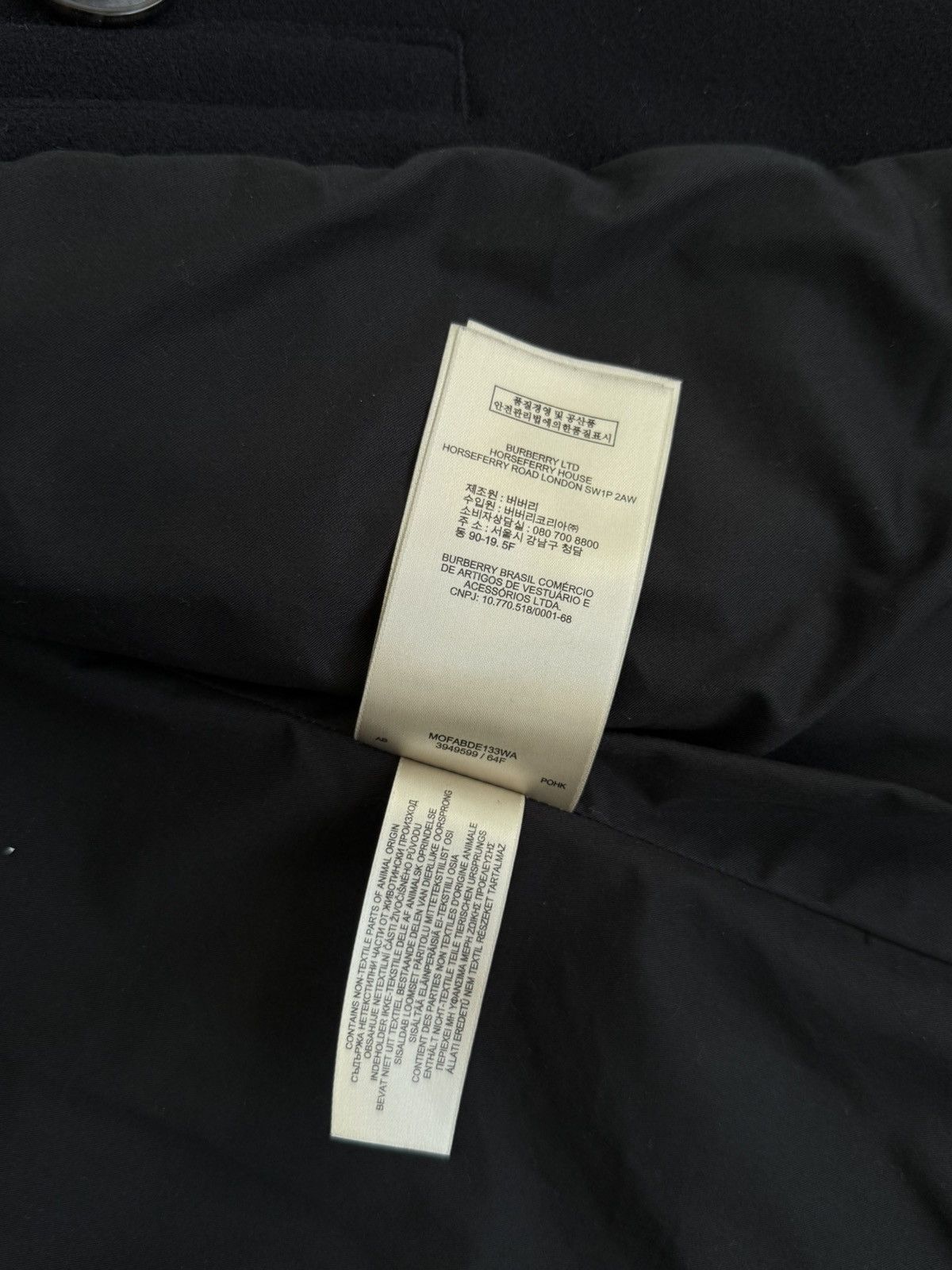 Burberry Burberry Brit Eckford Wool Double Breasted Peacoat Size S Size US S / EU 44-46 / 1 - 15 Thumbnail