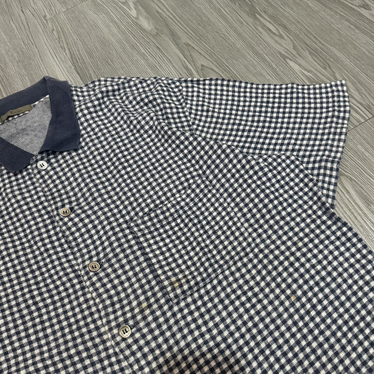 Y's × Yohji Yamamoto Y's For Men Yohji Yamamoto Button Polo Shirts Size US M / EU 48-50 / 2 - 3 Thumbnail