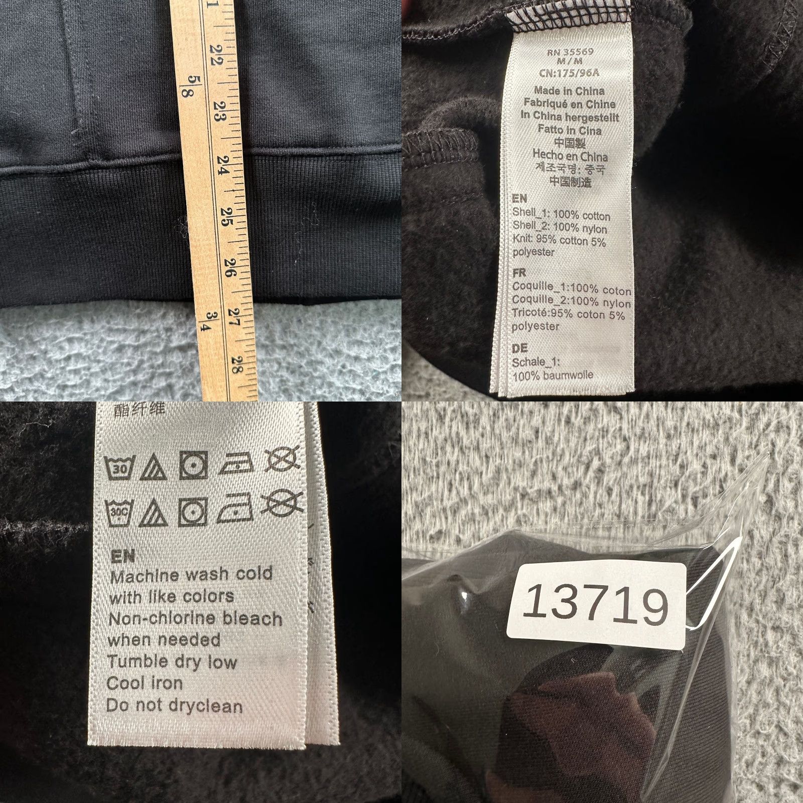 Alpha Industries Alpha Industries MA-1 Fleece Jacket Mens M Black Snap Front Utility Jacket Size US M / EU 48-50 / 2 - 8 Thumbnail