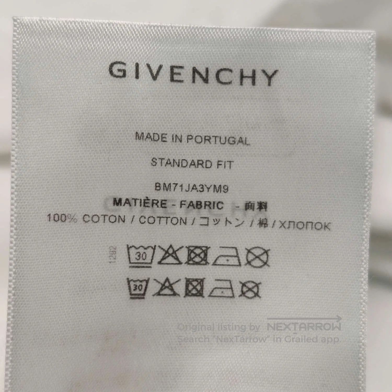 Givenchy Givenchy XXL Cotton Logo Crewneck T-Shirt. Size US XXL / EU 58 / 5 - 8 Thumbnail