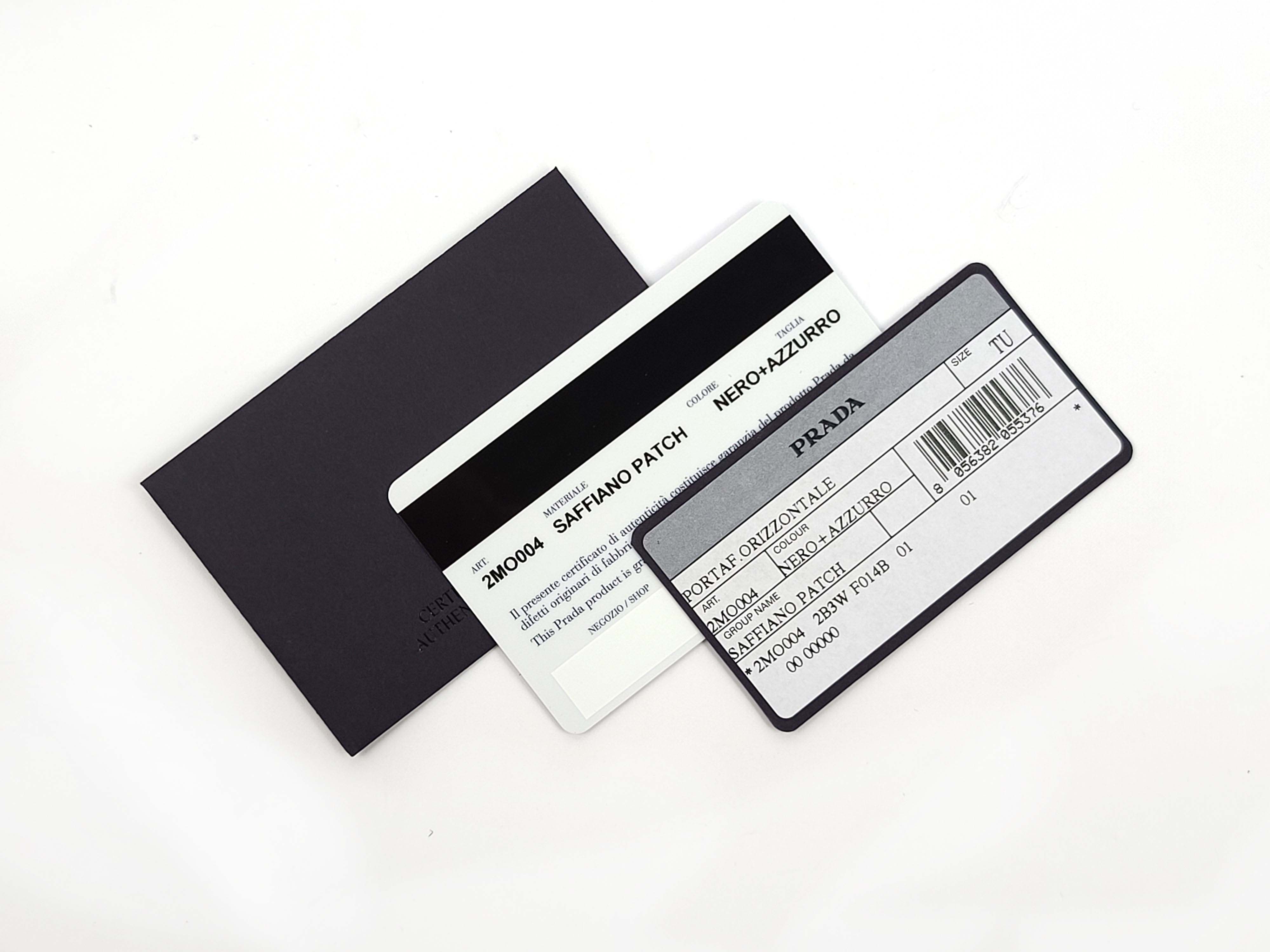 Prada F/W 2018 Saffiano Leather Logo Patch Bifold Wallet NIB Size ONE SIZE - 5 Thumbnail