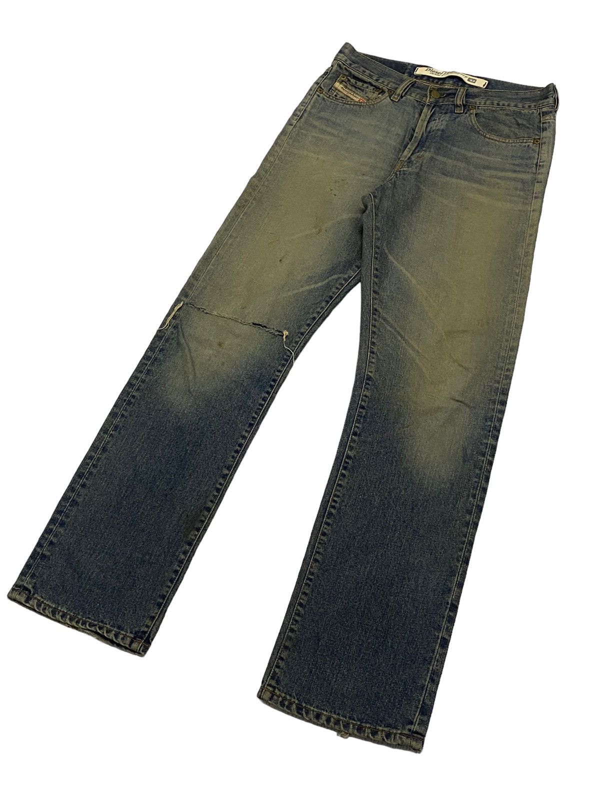 14th Addiction × Diesel Diesel Industry Denim Division Yellow Mud Washed Dirty Size US 29 - 3 Thumbnail