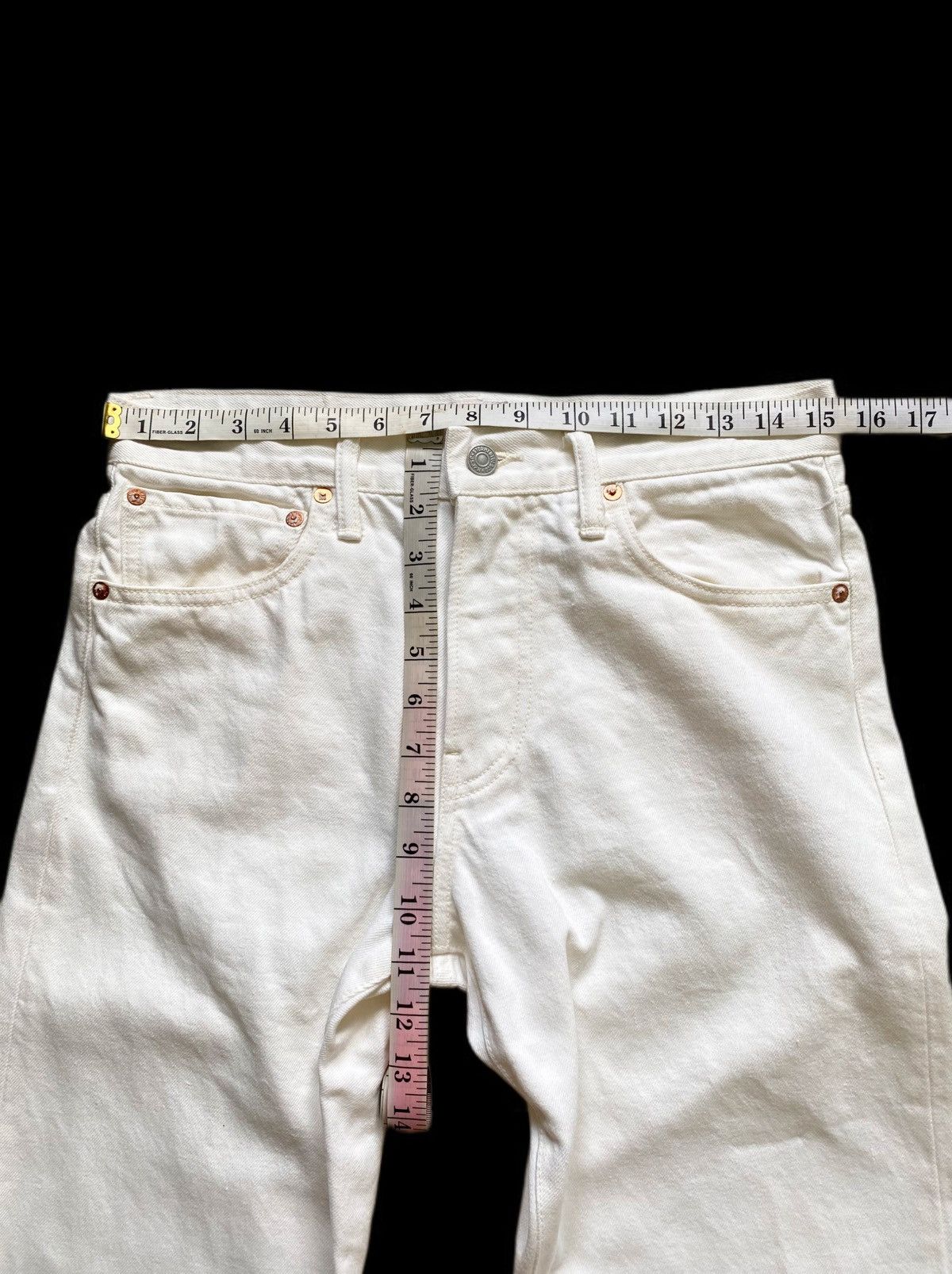 Pherrow's Vintage Pherrows Stormy Blue Raw Jeans - White Size US 30 / EU 46 - 5 Thumbnail