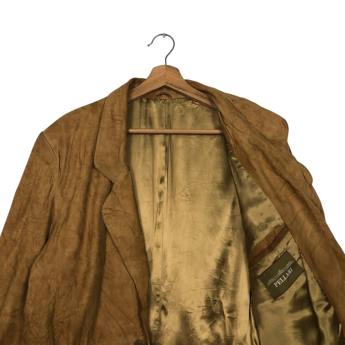 Genuine Leather 🔥VINTAGE CHORE LEATHER JACKET WORKER PELLARI ISSEY MIYAKE Size US M / EU 48-50 / 2 - 14 Thumbnail
