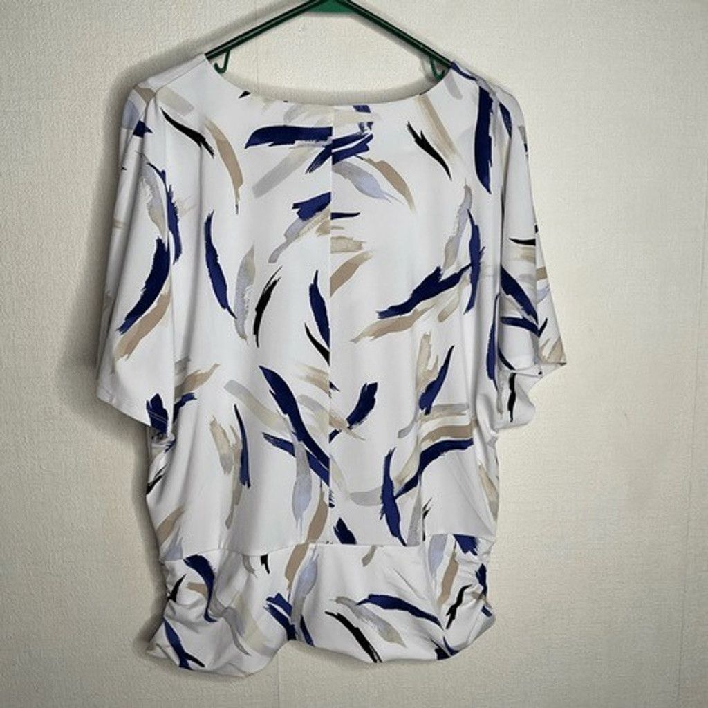 White House Black Market NWOT White House Black Market Stretch Blouse Top Women XL Size XL / US 12-14 / IT 48-50 - 8 Thumbnail