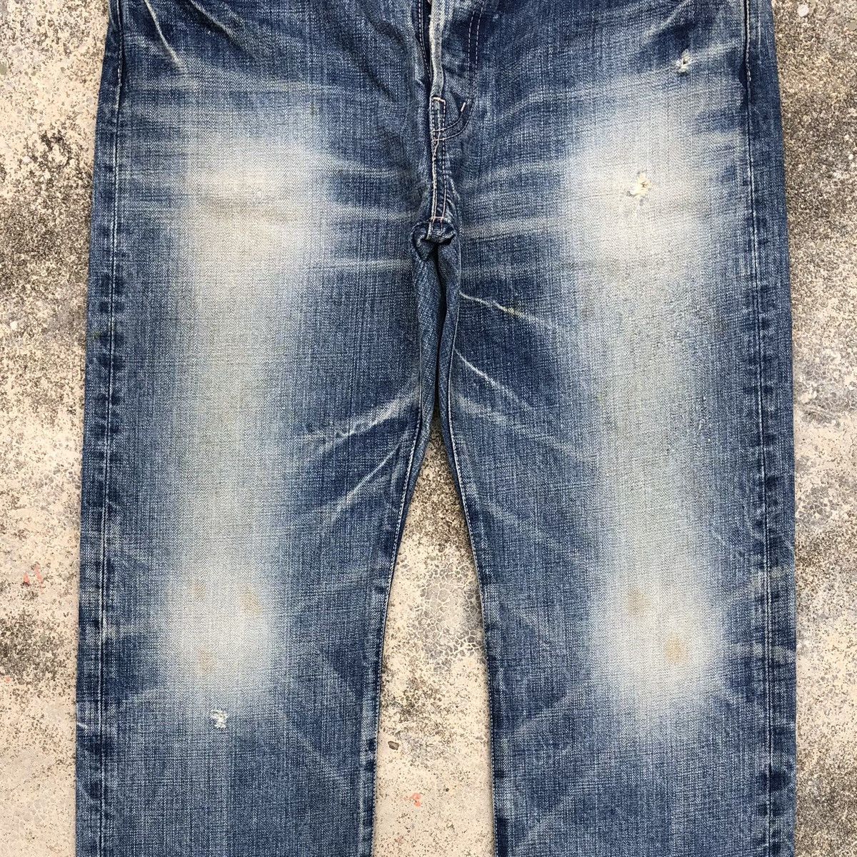 Spellbound Vintage SPELLBOUND Japan Domingo Co. Distressed Denim Pant Size US 34 / EU 50 - 5 Thumbnail