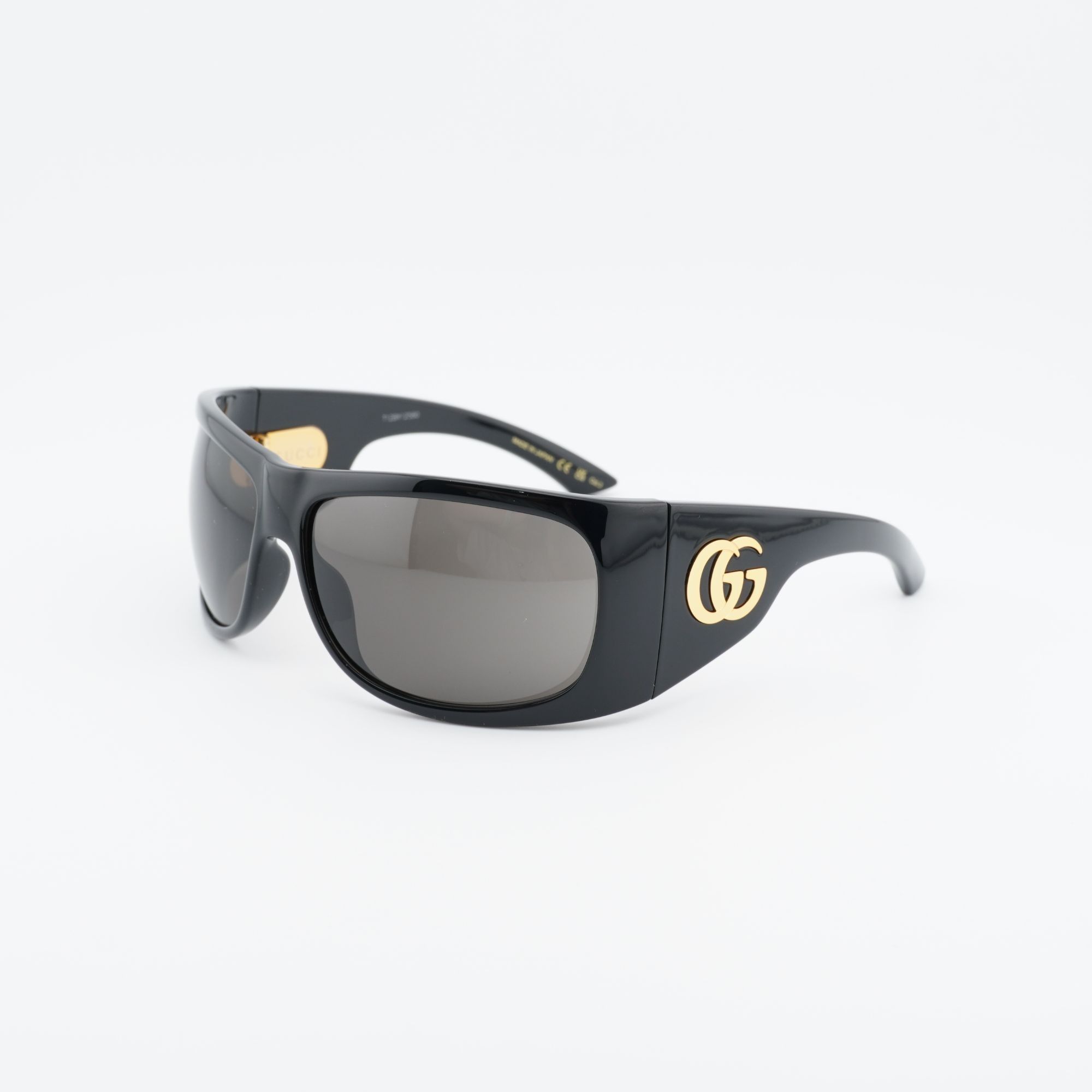 Gucci Gucci GG2170S 001 Sunglasses Black Rectangle Frame Size ONE SIZE - 2 Thumbnail