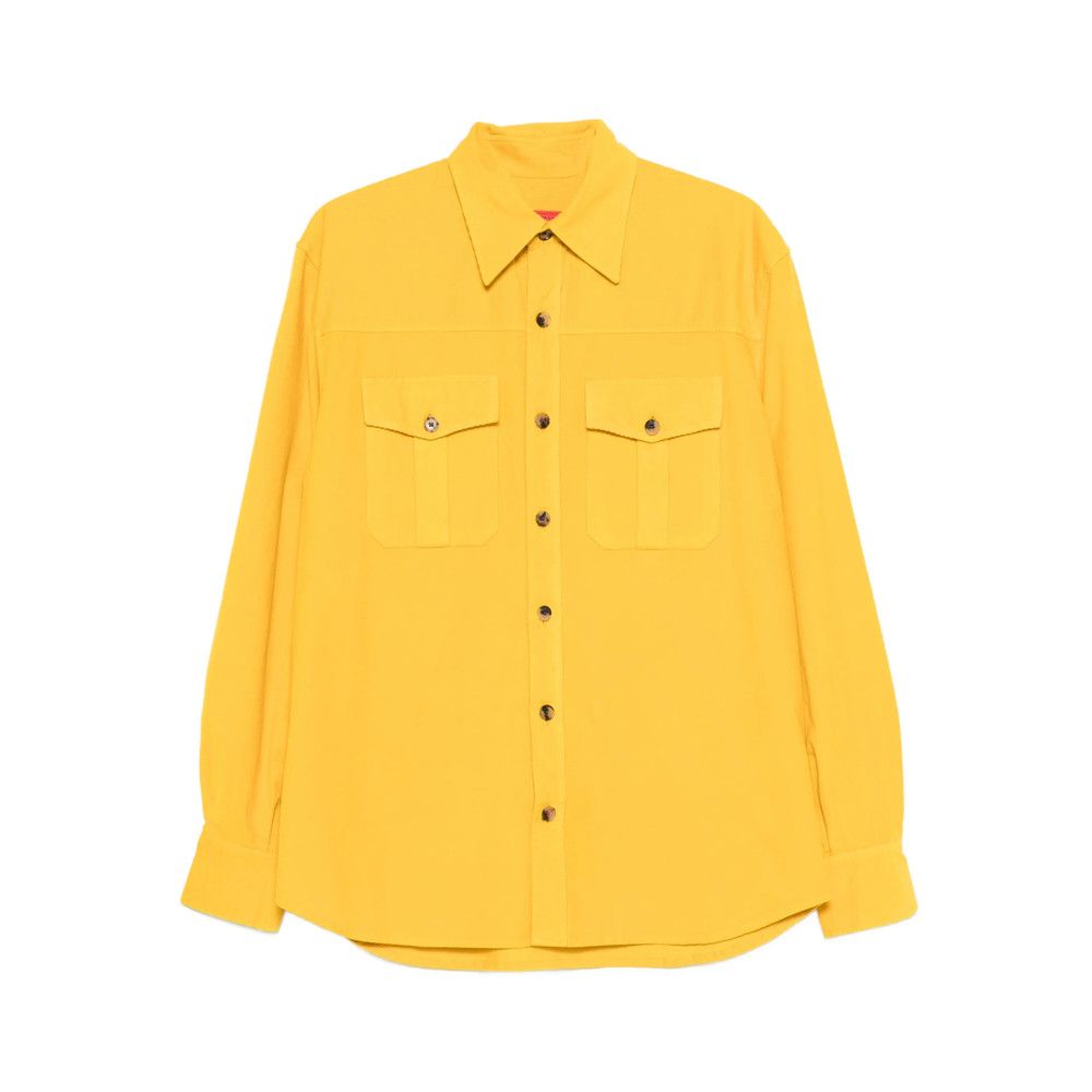 Isaia Isaia YELLOW Shirts Size US XXL / EU 58 / 5 - 1 Thumbnail