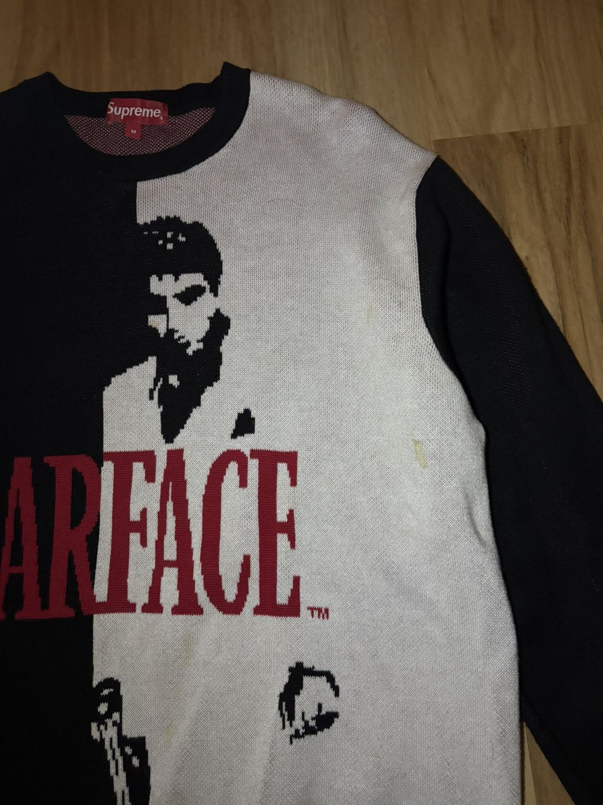 Supreme Supreme Scarface Knit Sweater Size US M / EU 48-50 / 2 - 2 Thumbnail