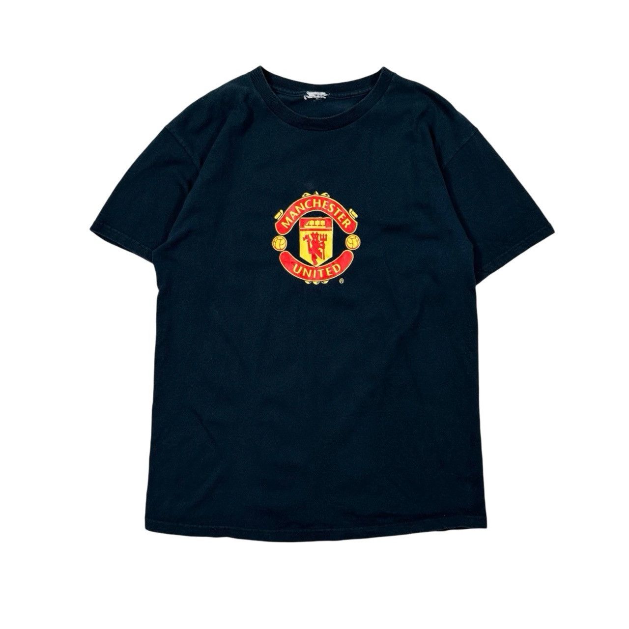 Vintage Vintage 90s Manchester United Graphic Logo T Shirt Size US S / EU 44-46 / 1 - 1 Thumbnail