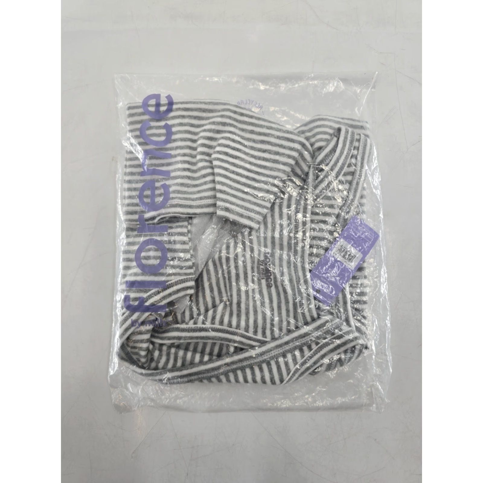 Vintage NWT Florence by Mills Women’s Ribbed Racerback Tank Gray L - Tank - Women - Adult Large - Ribbed Racerback - Casual, Travel - Spring, Summer - Nike Size L / US 10 / IT 46 - 2 Thumbnail