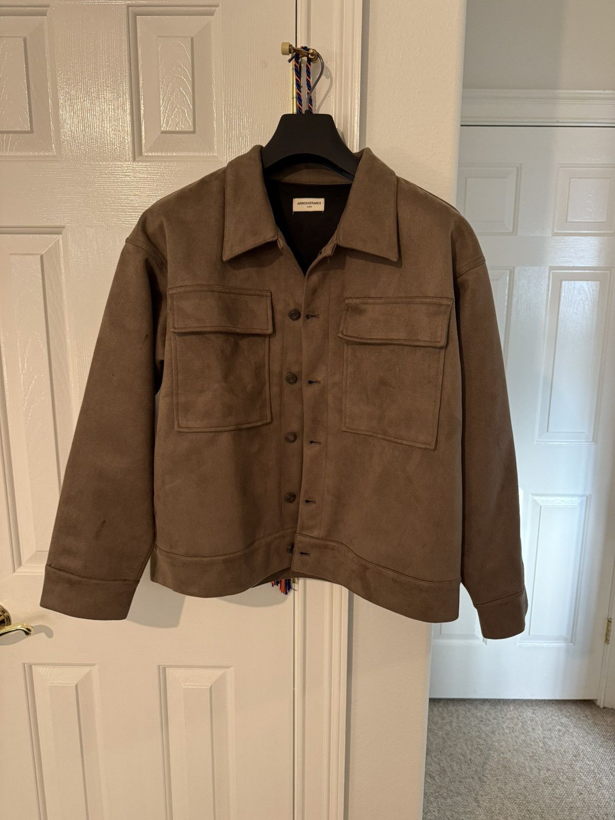 Other Korean Brown Suede Jacket Size US L / EU 52-54 / 3 - 2 Thumbnail