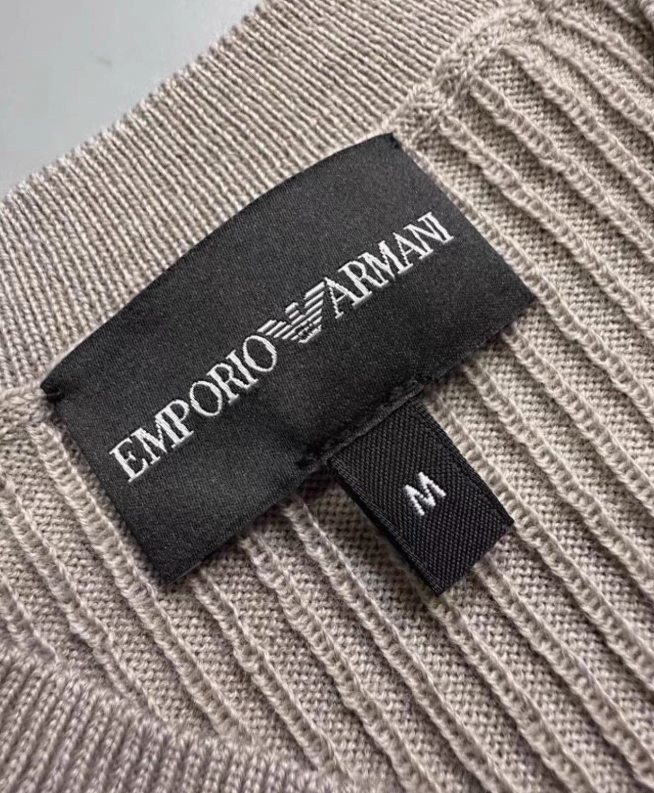 Emporio Armani EMPORIO ARMANI Wool Blend V-Neck Sweater K18 Size US M / EU 48-50 / 2 - 2 Thumbnail