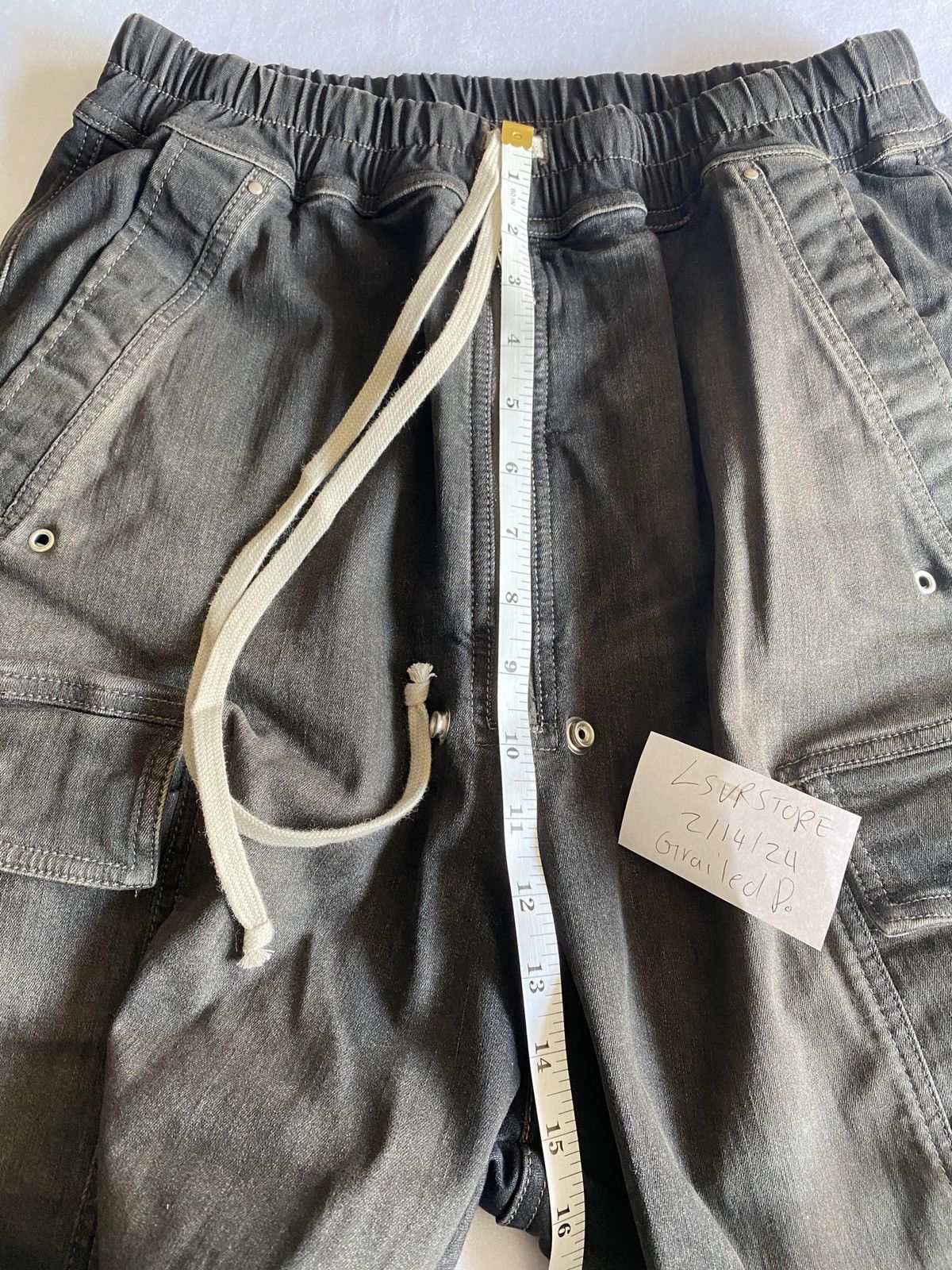 Rick Owens Rick Owens DRKSHDW Double Cargo Jumbo Belas EDFU23 DRKDUST M Size US 32 / EU 48 - 16 Thumbnail