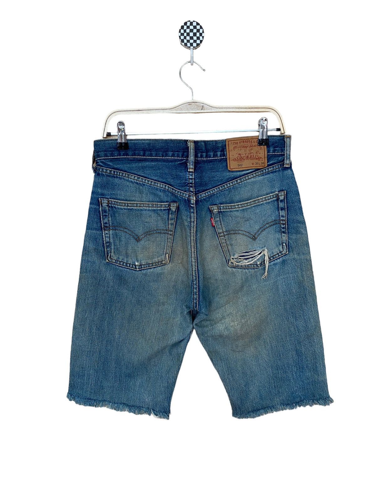 Levi's × Vintage Vintage Brand Levi’s 502 Big E Short Jeans 1990s Size US 30 / EU 46 - 2 Thumbnail