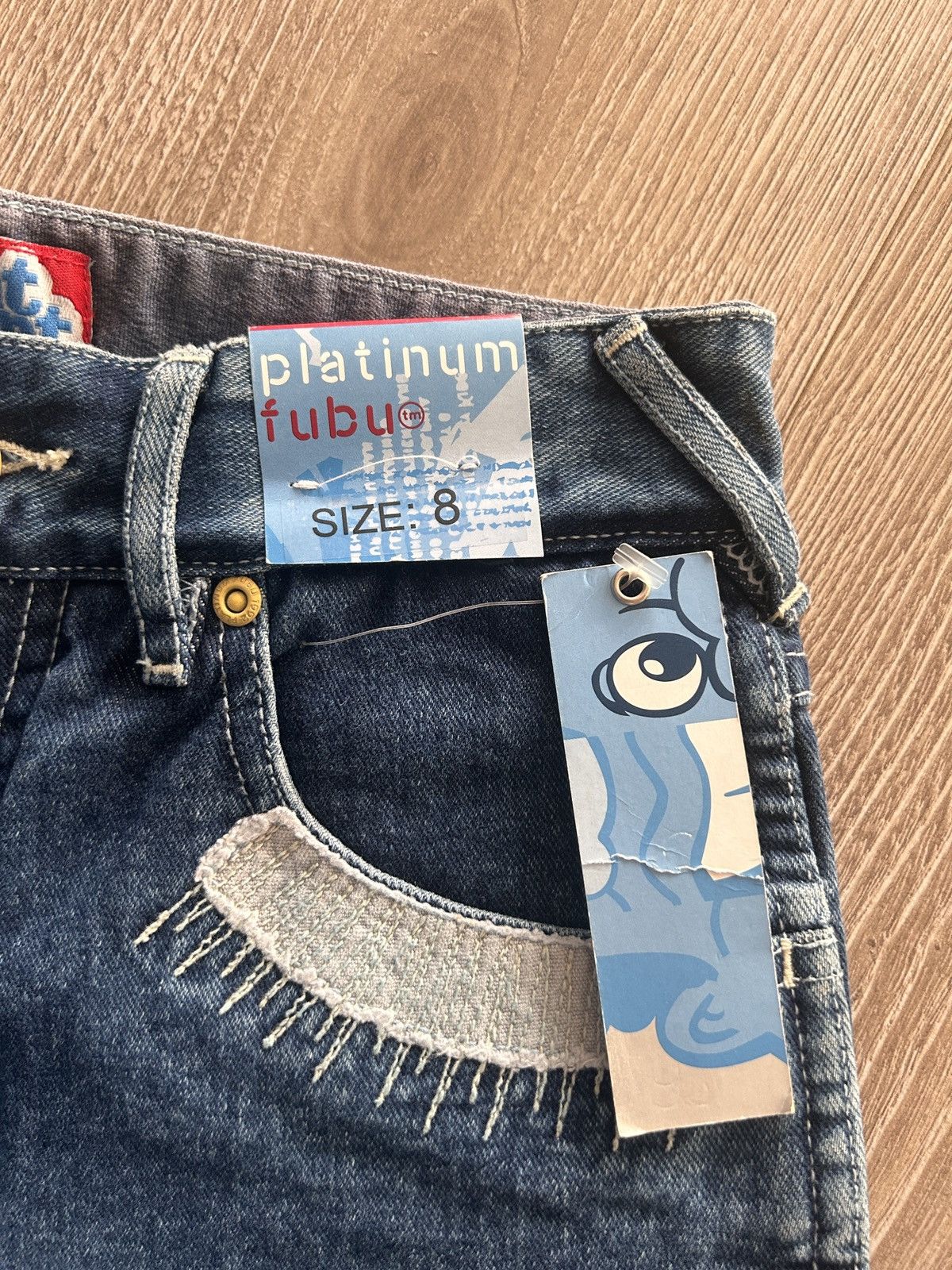Fubu NEW TAG Platinum FUBU Fat Albert x The Junk Yard Gang Jeans Size US 32 / EU 48 - 7 Thumbnail