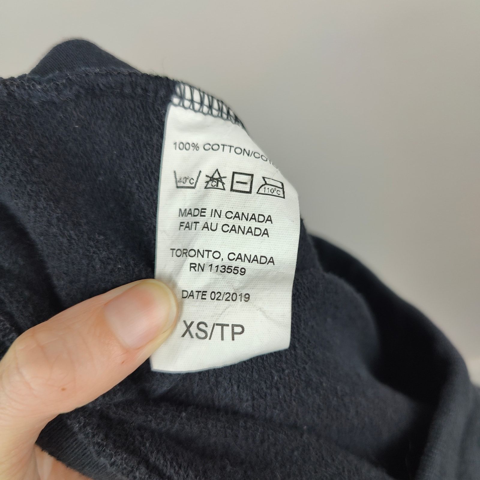 Hiro Clark Hiro Clark Sweatpants Womens XS Black Terry Drawstring Size 26" / US 2 / IT 38 - 7 Thumbnail