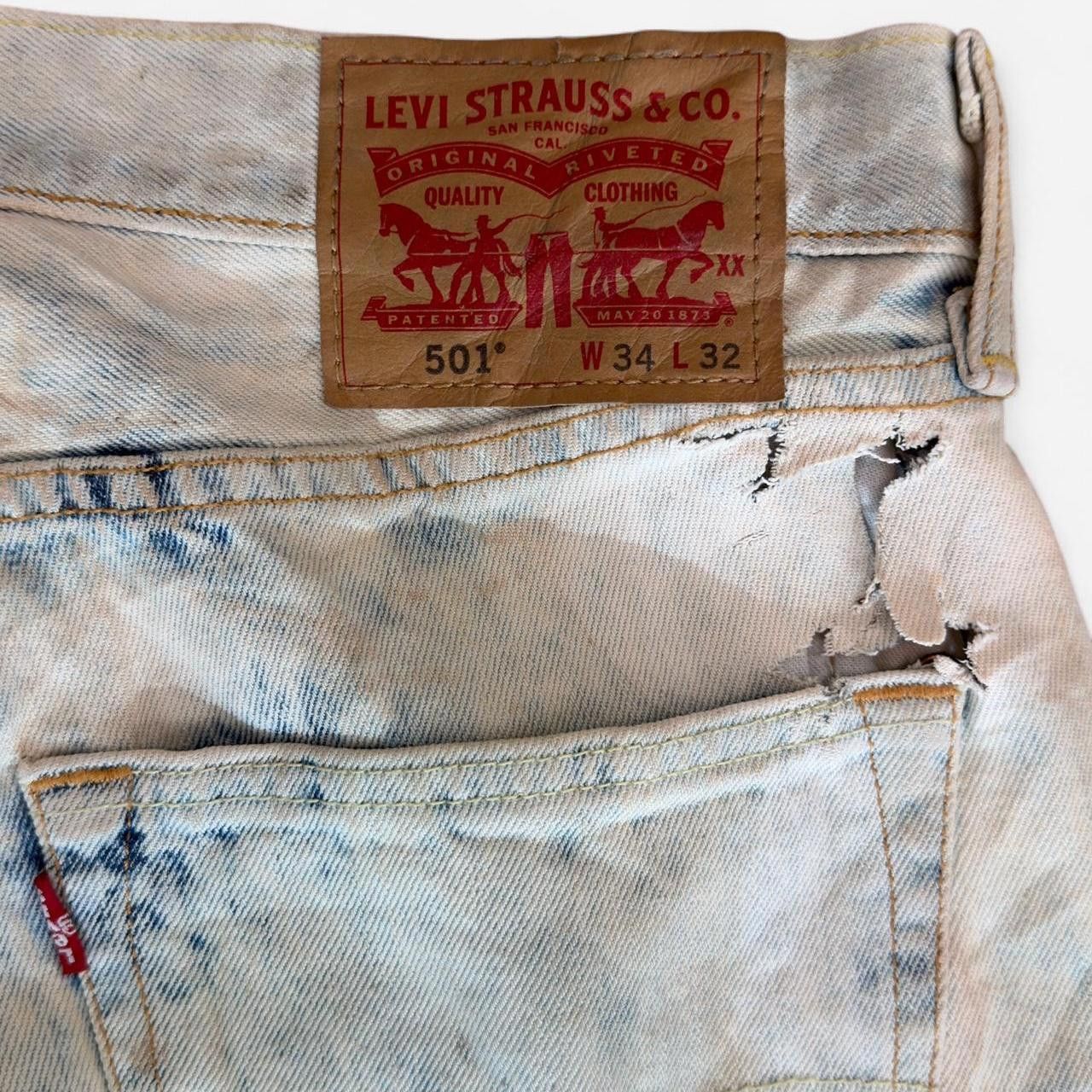 Levi's Levi's Men's blue multi Jeans Size US 34 / EU 50 - 5 Thumbnail
