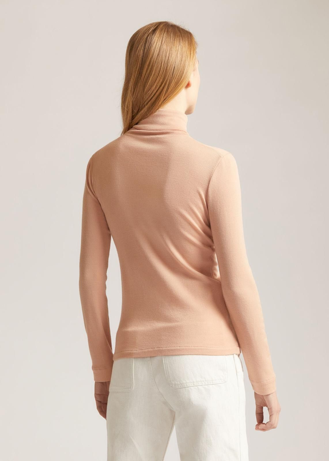 Loro Piana o1srvl11e0125 Guastalla Turtleneck Sweater in Pink Size XS / US 0-2 / IT 36-38 - 2 Thumbnail