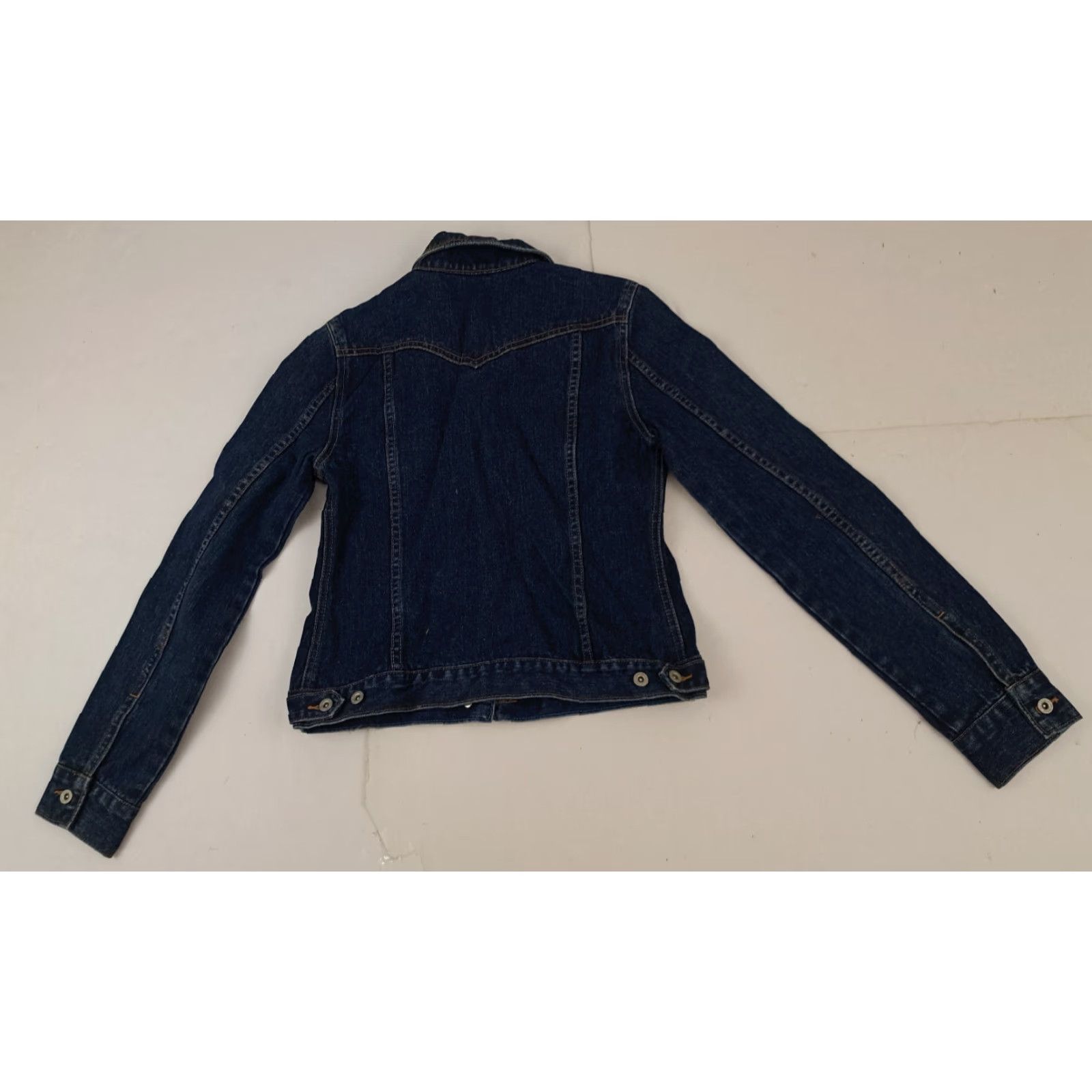 Vintage VINTAGE Weathervane Embroidered Flowers Blue Denim Jacket Bomber Jacket Medium Women Size 32" / US 10 / IT 46 - 4 Thumbnail