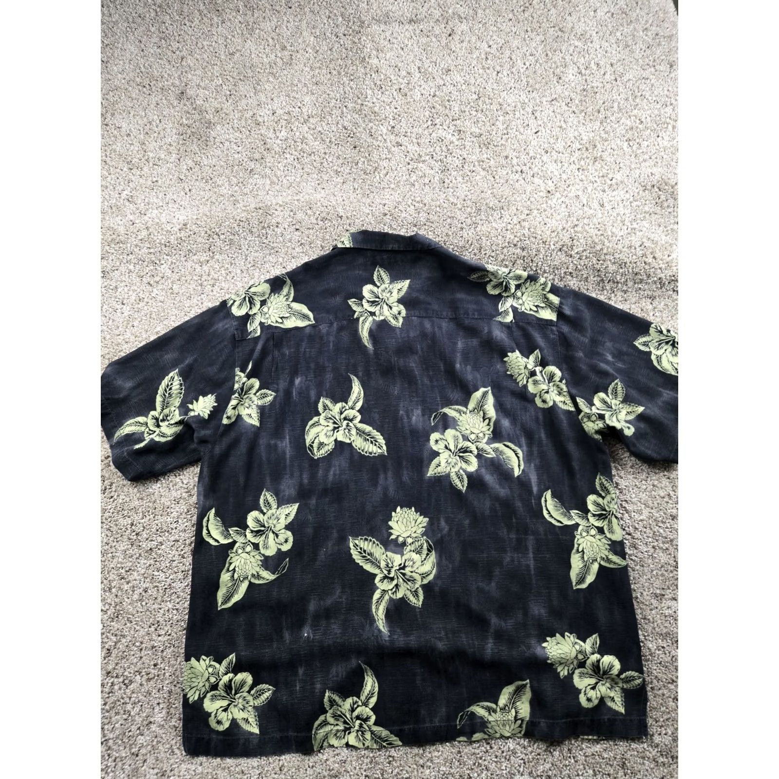 Tommy Bahama Tommy Bahama Shirt Mens 2XL Black Floral Hibiscus Button Up Camp Casual Size US XXL / EU 58 / 5 - 6 Thumbnail