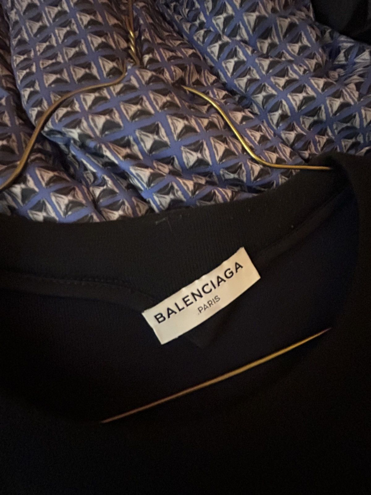 Balenciaga Black crewneck balenciaga Size US XL / EU 56 / 4 - 3 Thumbnail
