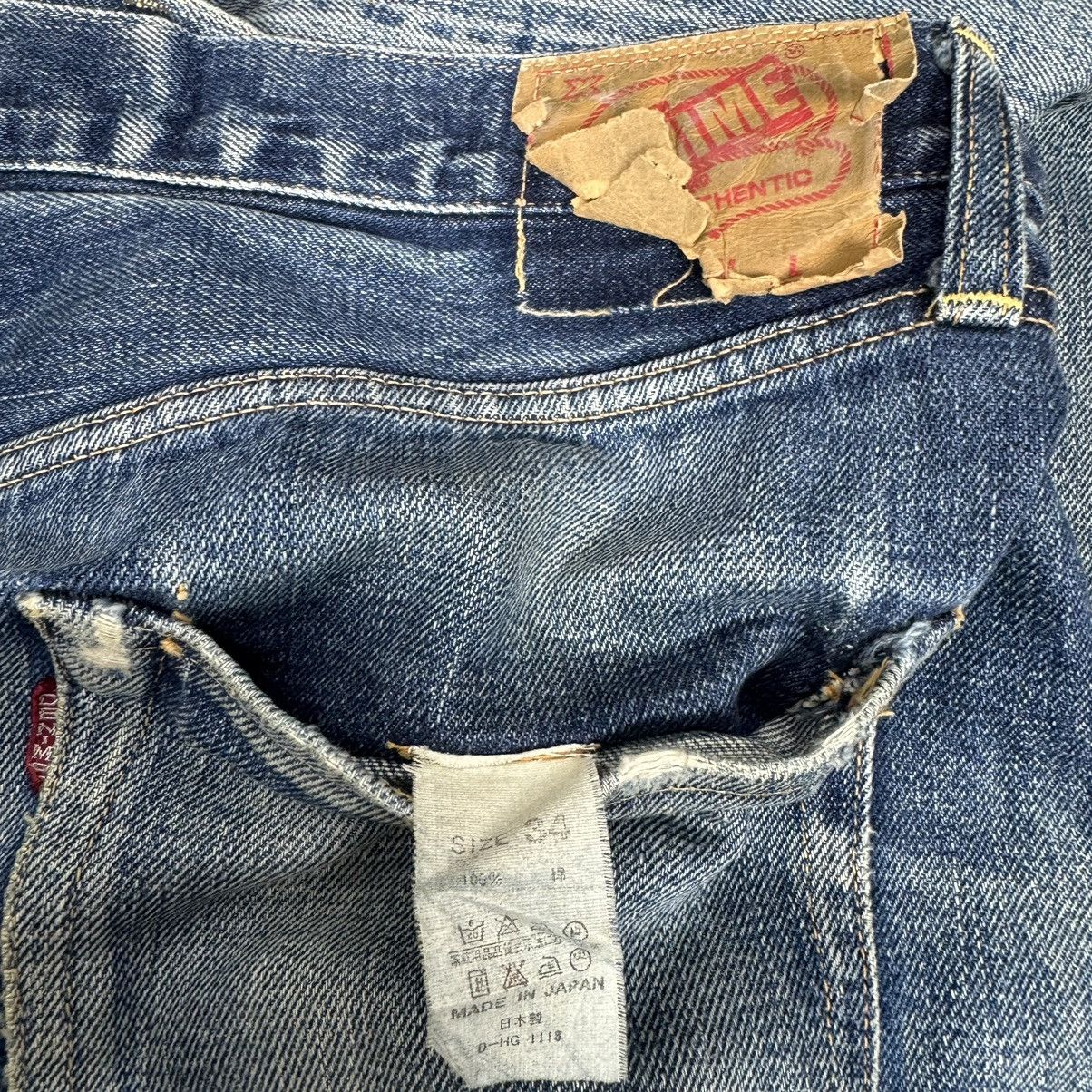 Denime 🌟DENIM JAPAN PATCHWORK JEANS PANTS Size US 34 / EU 50 - 9 Thumbnail
