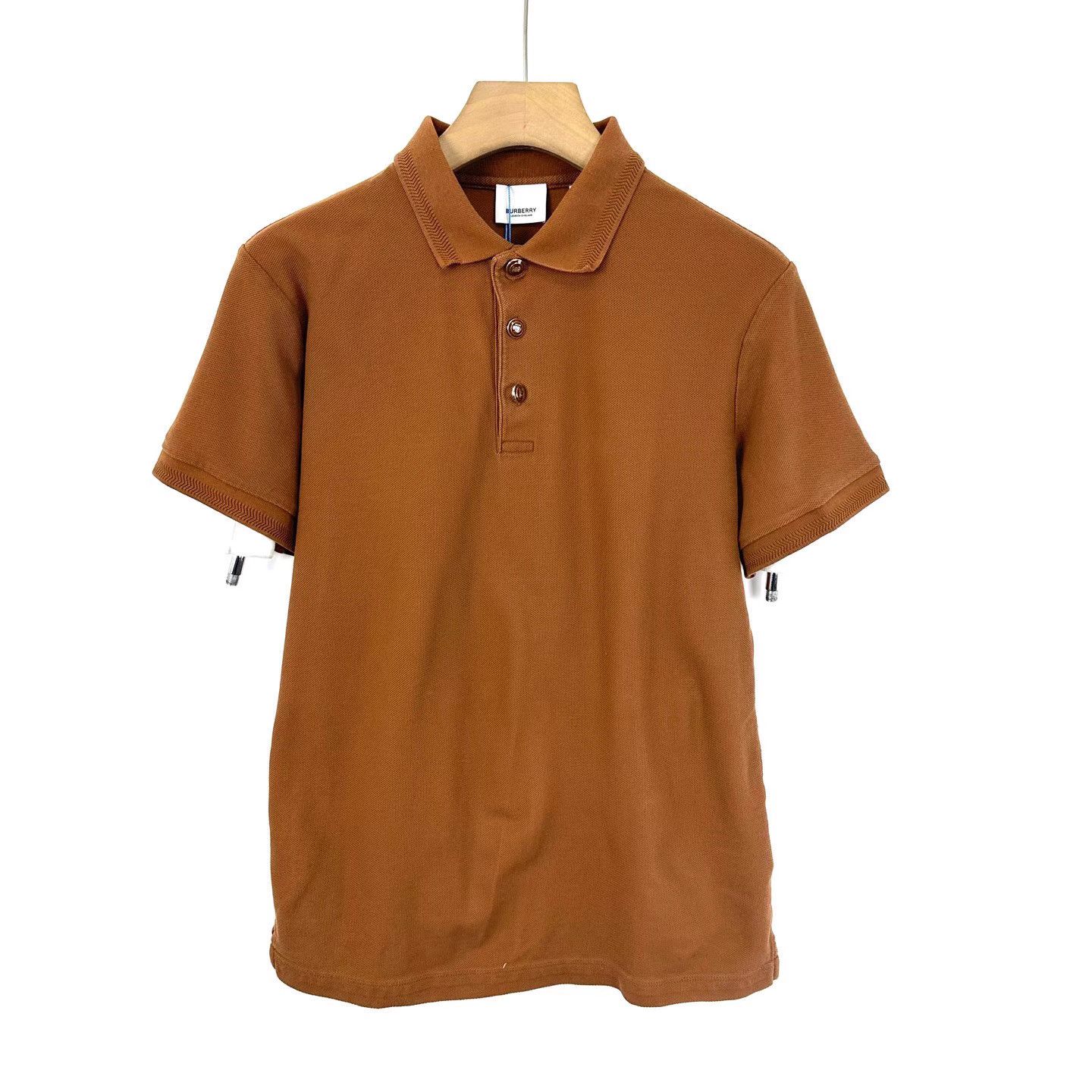Burberry Burberry Khaki Short Sleeve Polo Shirt K12 Size US M / EU 48-50 / 2 - 1 Thumbnail