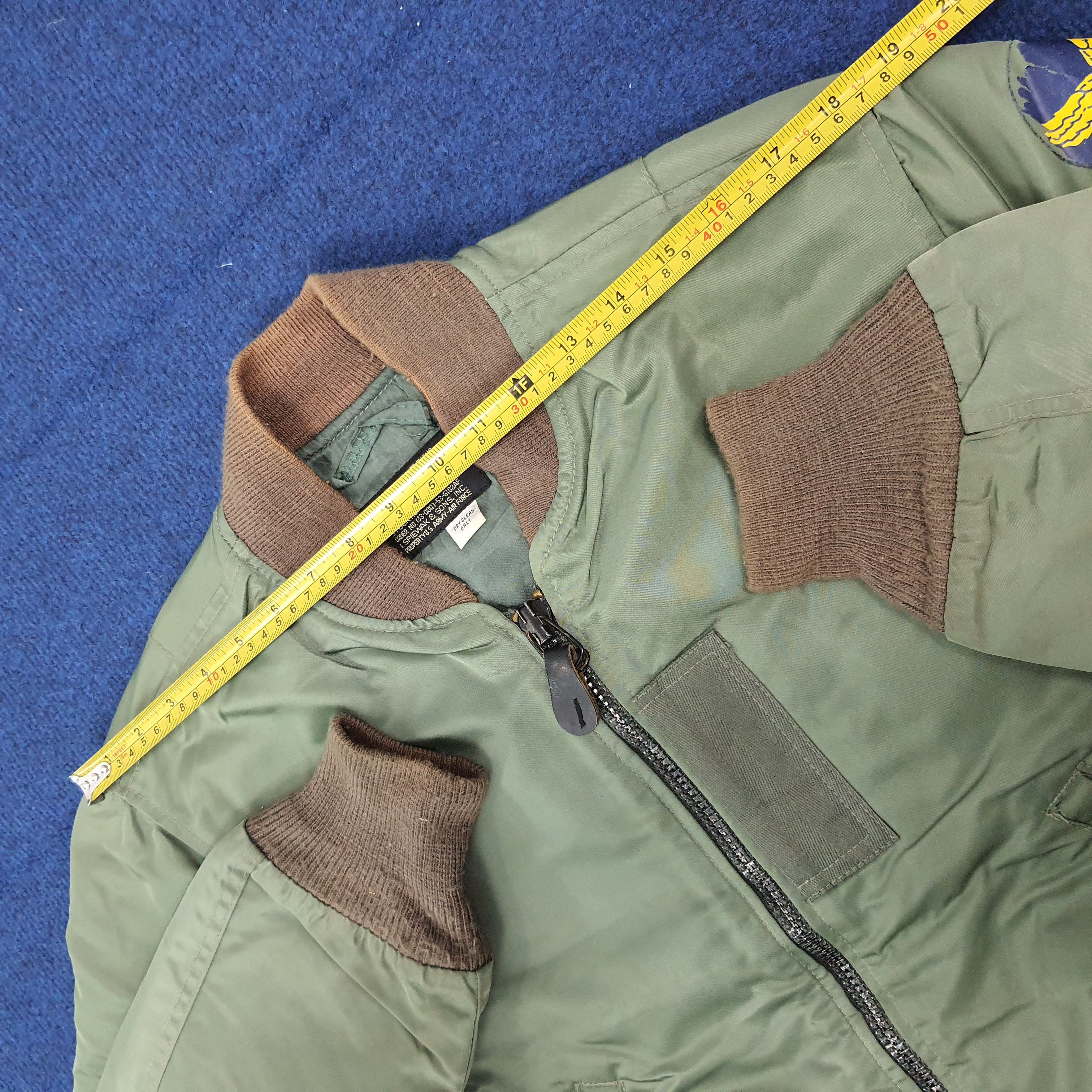 Vintage Vintage Classic MA-1 Flight Air Force Bomber Jacket C277N21 Size US L / EU 52-54 / 3 - 9 Thumbnail