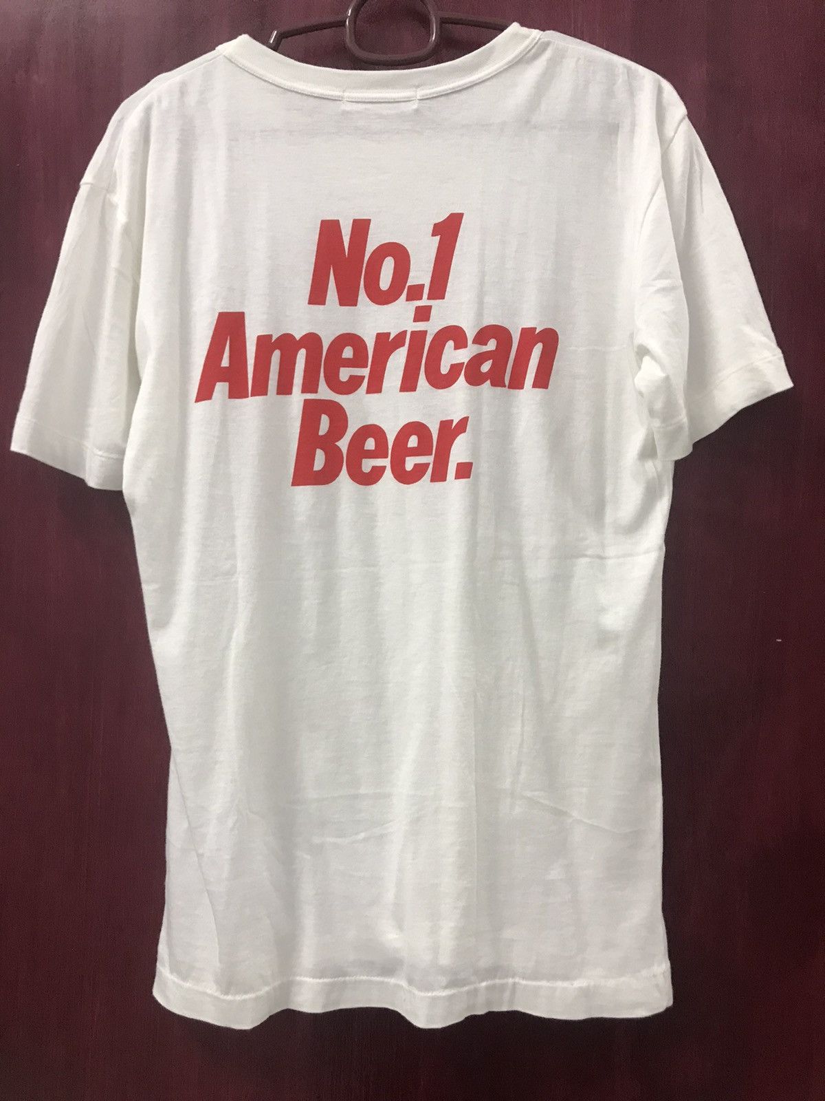 Budweiser × Japanese Brand × Vintage VINTAGE BUDWEISER BACK PRINT SHIRT Size US S / EU 44-46 / 1 - 2 Thumbnail