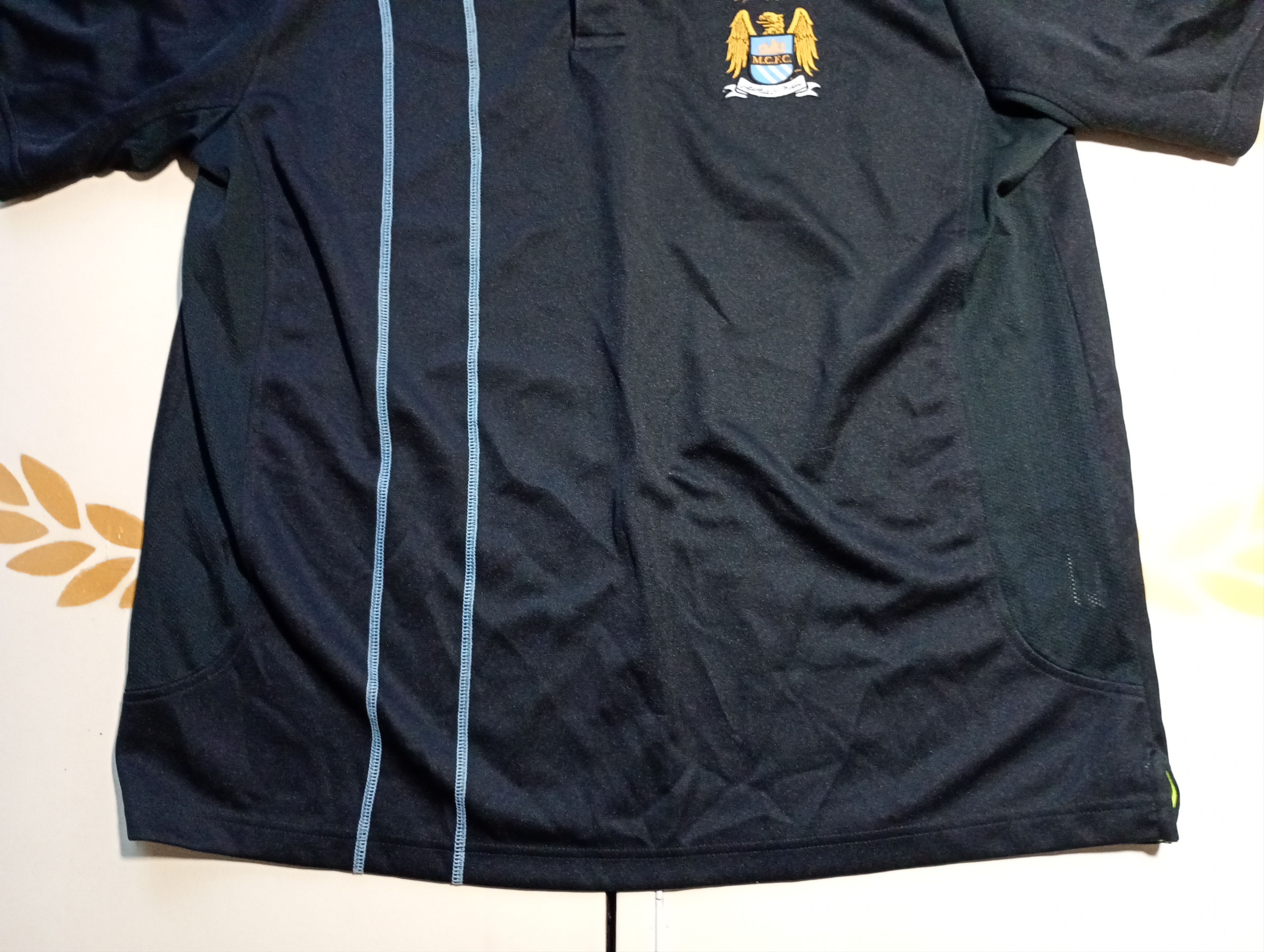 Le Coq Sportif Le Coq Sportif Manchester City Training Polo Shirt 2007-2008 Size US XL / EU 56 / 4 - 2 Thumbnail