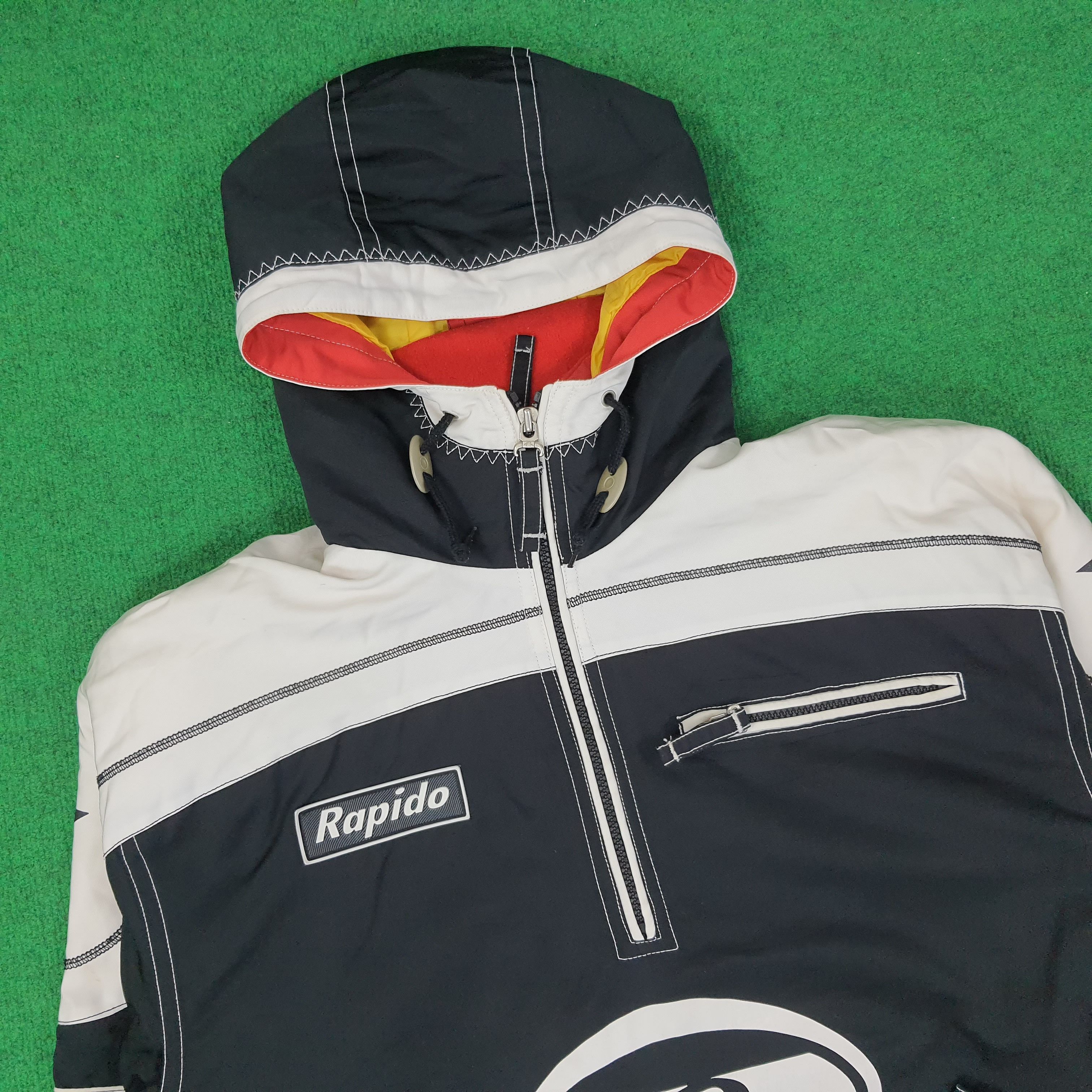 Vintage Vintage RAPIDO Sportswear Motorcycles Brand Jacket C251N4 Size US XXL / EU 58 / 5 - 2 Thumbnail