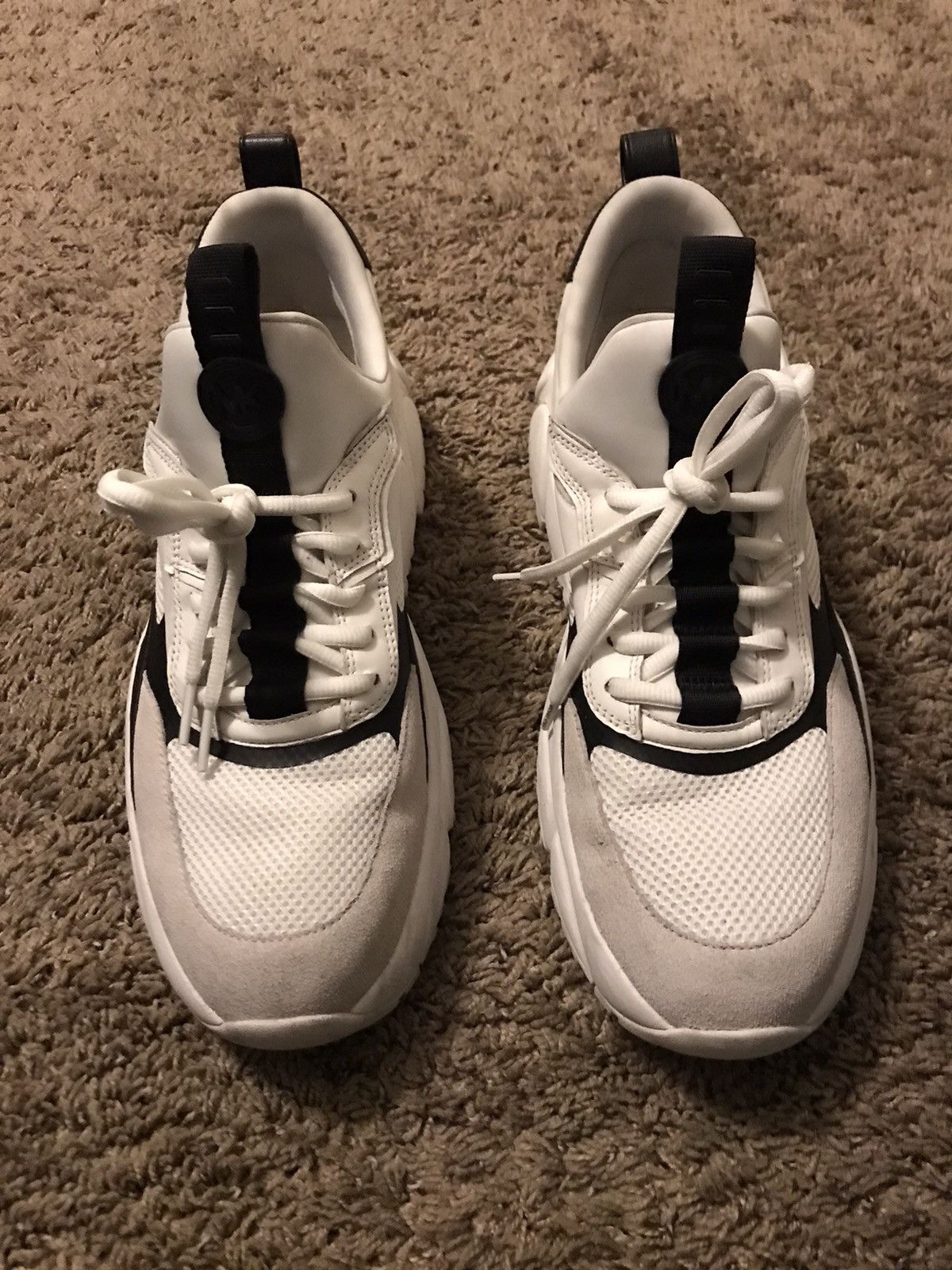 Michael Kors michael kors men shoes Darius White Black Size 11 Size US 11 / EU 44 - 3 Thumbnail