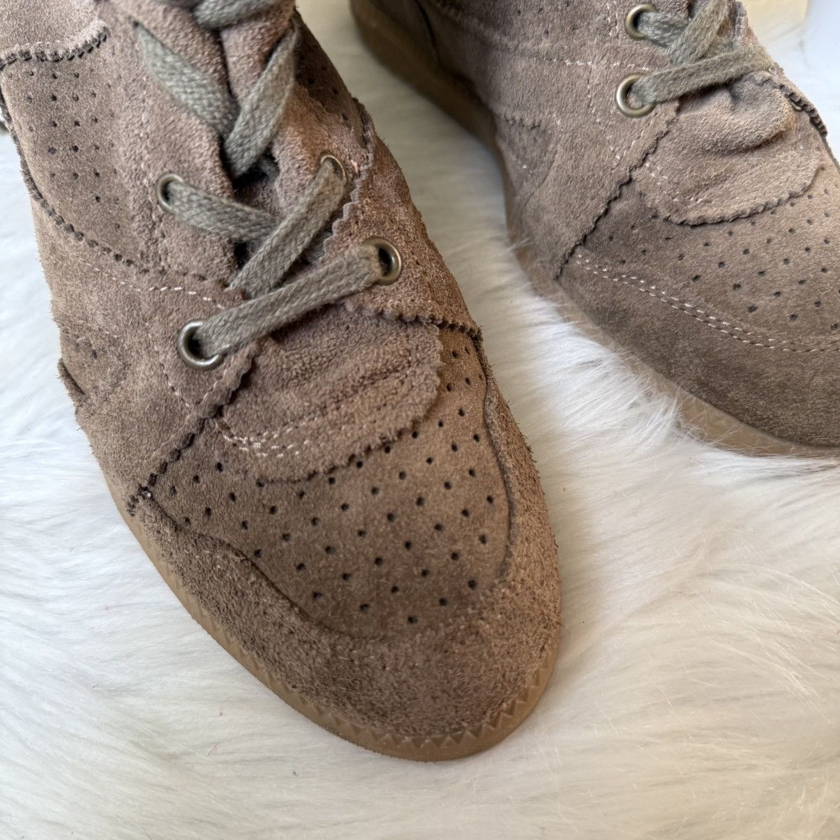 Other 📌 Crazy like Isabel Marant Style Bekett Wedge Sneakers Size US 7 / IT 37 - 6 Thumbnail