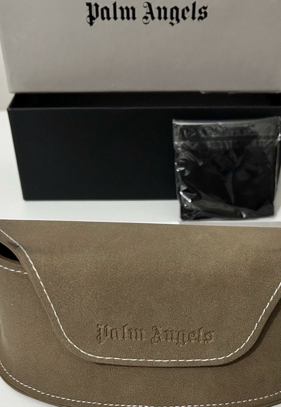 Palm Angels PALM ANGELS Sunglasses White Rectangle Volcan Gold Mirror Size ONE SIZE - 3 Thumbnail