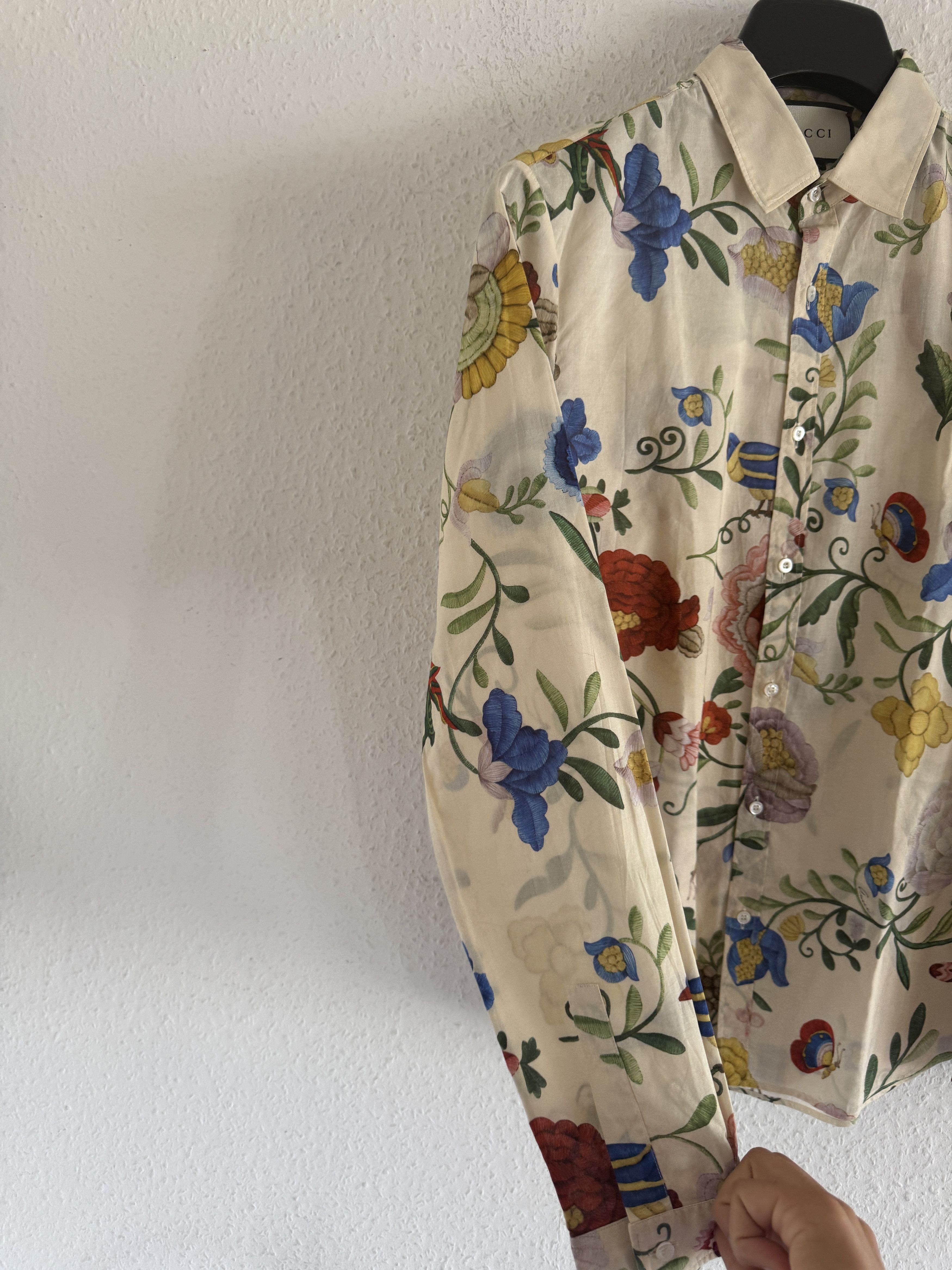 Gucci Duke Floral Button-Up Shirt Size US M / EU 48-50 / 2 - 7 Thumbnail