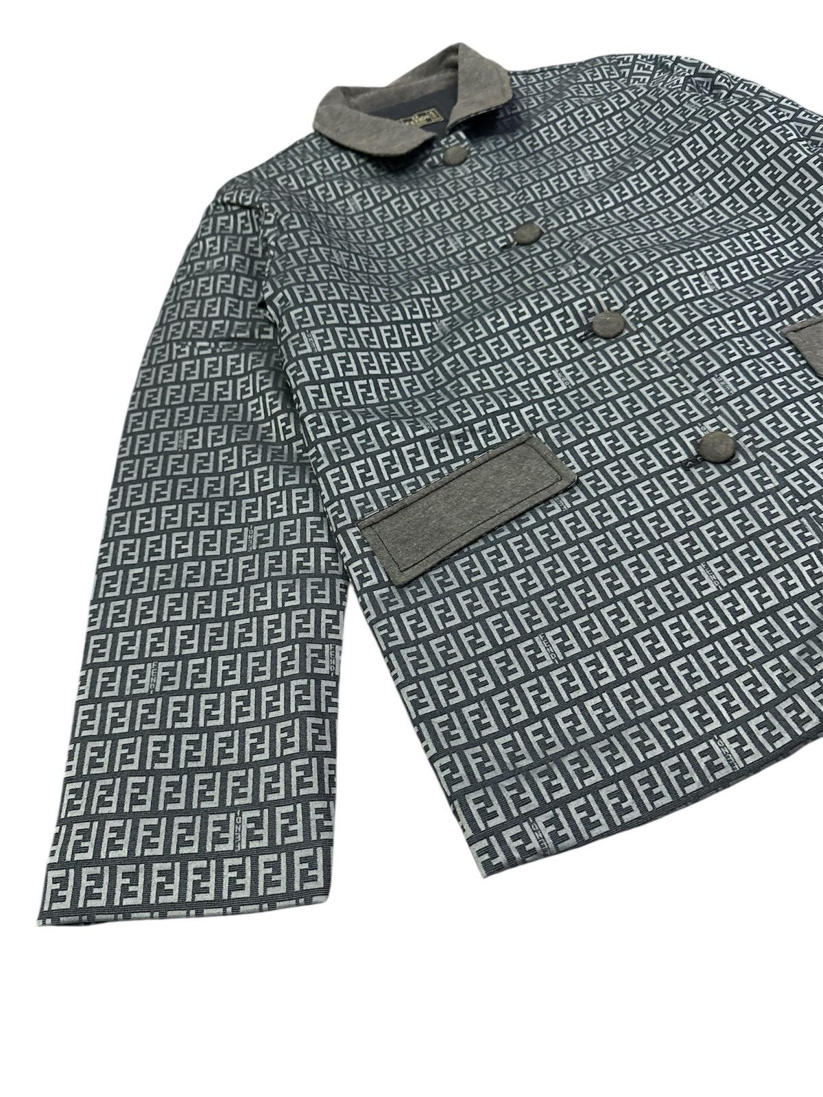 Fendi Fendi Monogram Button Jacket Size M / US 6-8 / IT 42-44 - 3 Thumbnail
