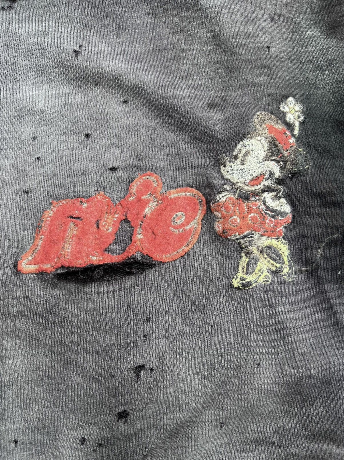 Vintage Thrashed Sun Faded Mickey Mouse Hoodie Distressed Grunge Size US M / EU 48-50 / 2 - 6 Thumbnail